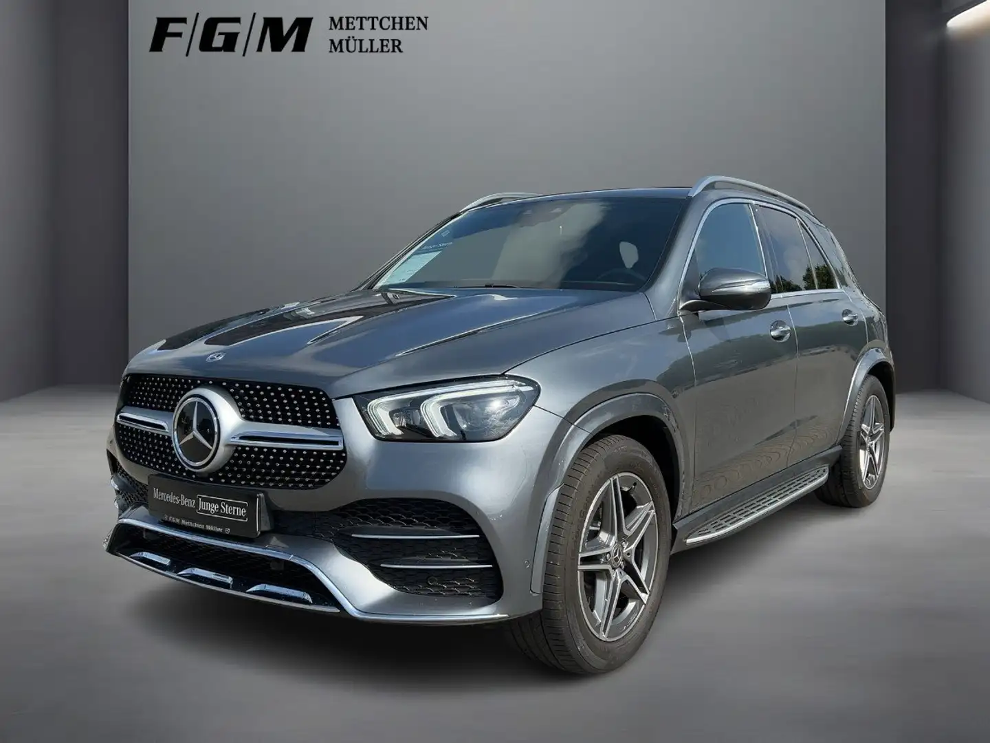 Mercedes-Benz GLE 300 d 4M AMG Line KeyGo|MBeam|TWA|360|AHK Gris - 2
