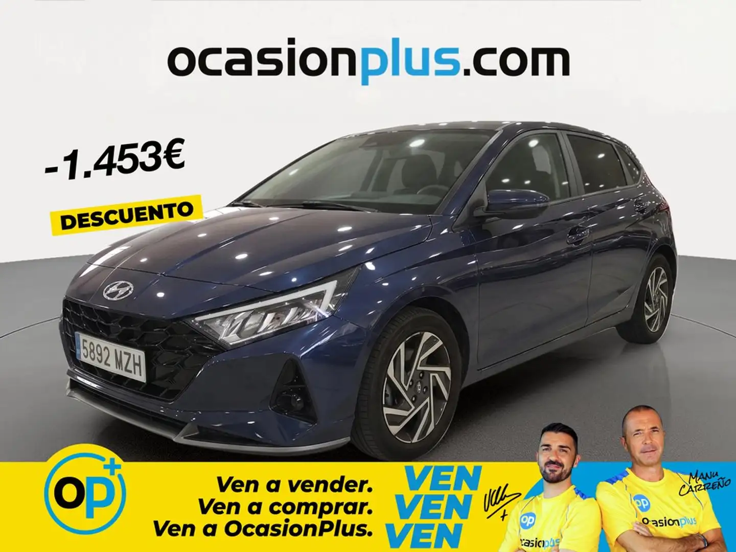 Hyundai i20 1.0 TGDI Klass 100 Gris - 1