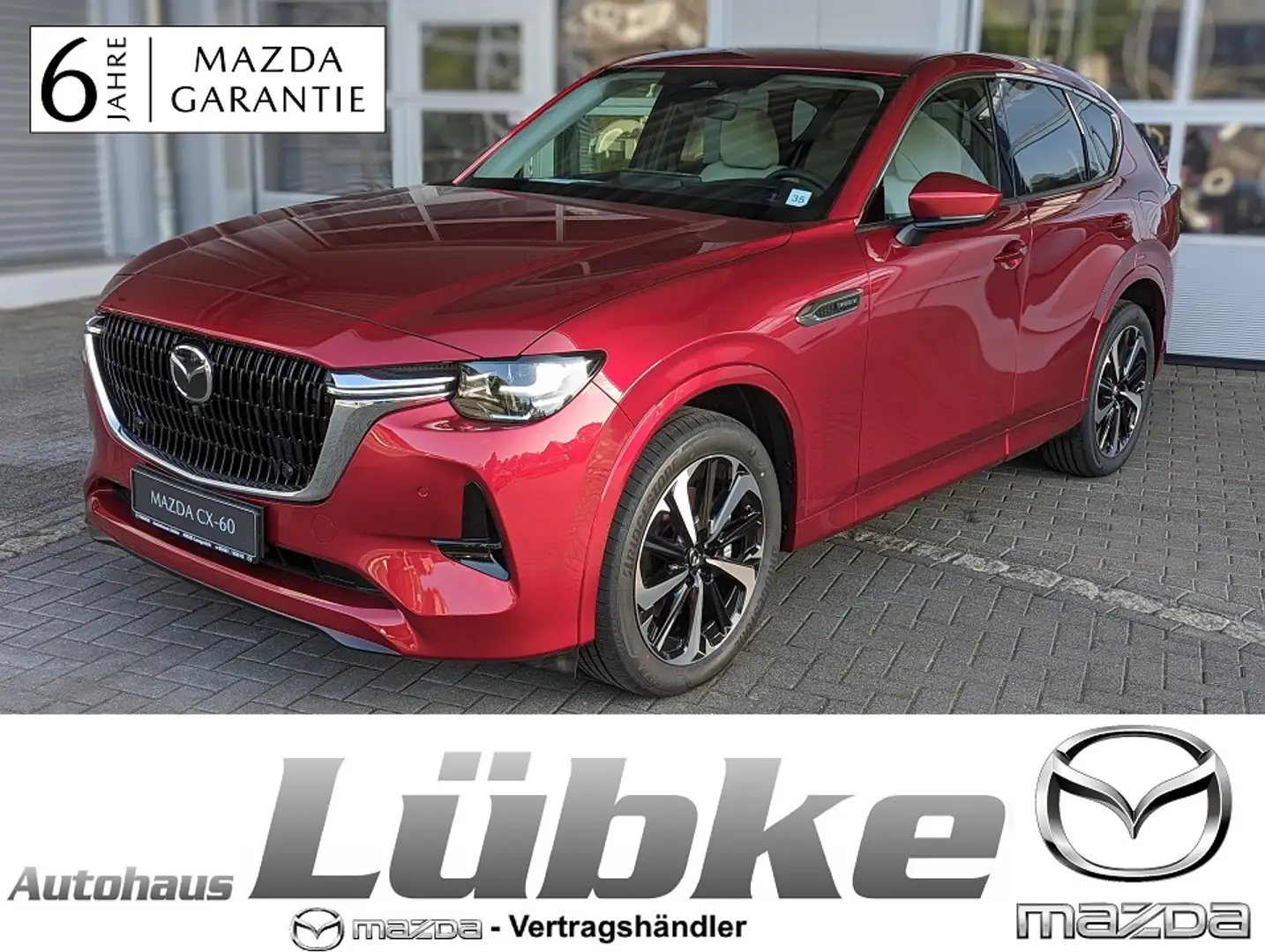 Mazda CX-60 SUV/Geländewagen/Pickup in Rot vorführfahrzeug in Lengerich für  € 52.450