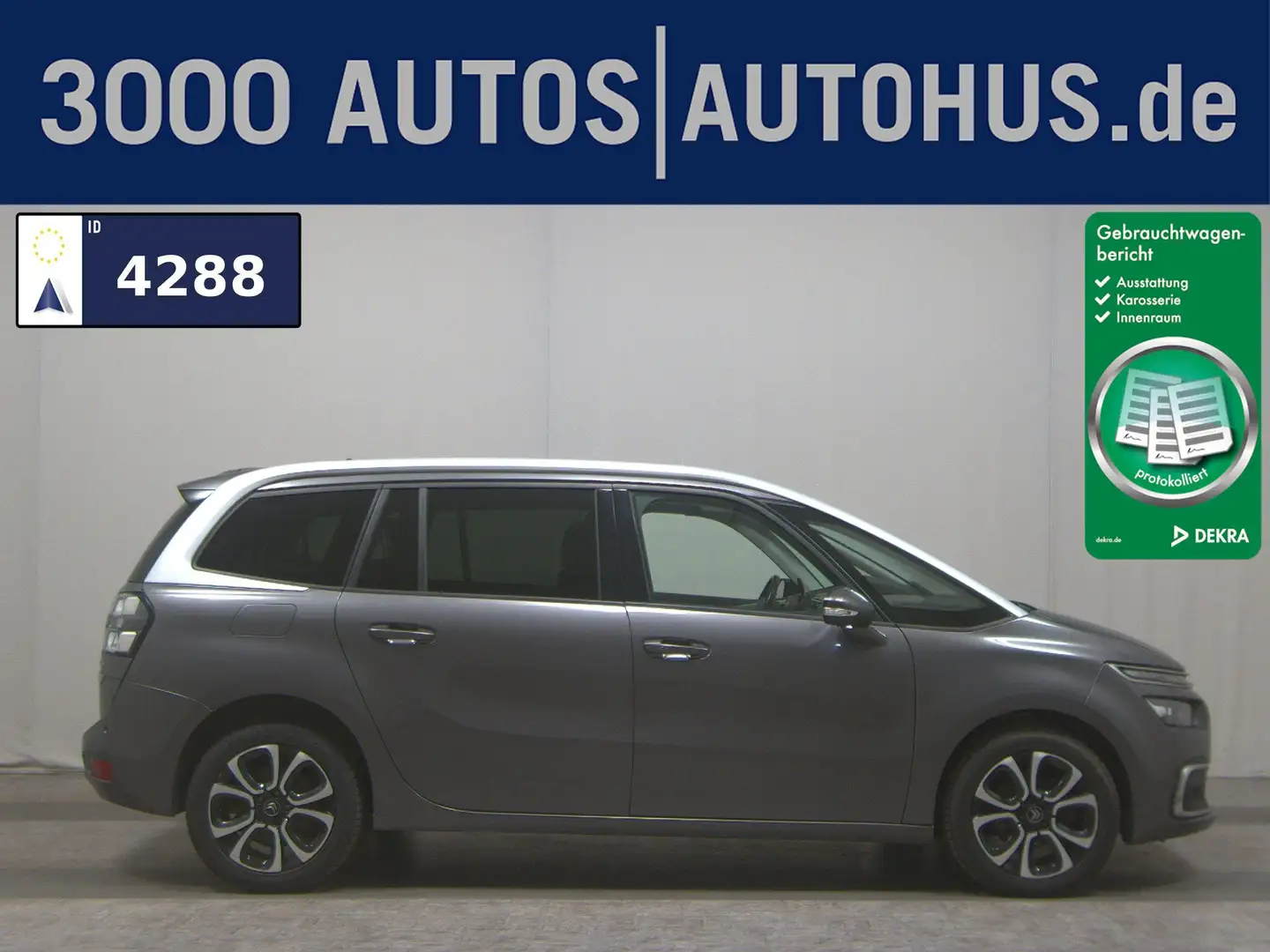 Citroen C4 Grand Spacetourer 1.5 BlueHDi Shine 7-Sitzer Grau - 1