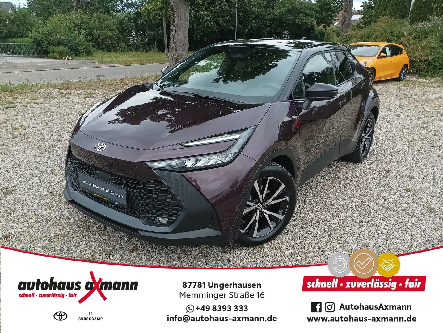 Toyota C-HR 1.8 Hybrid Team Deutschland Lila - 1