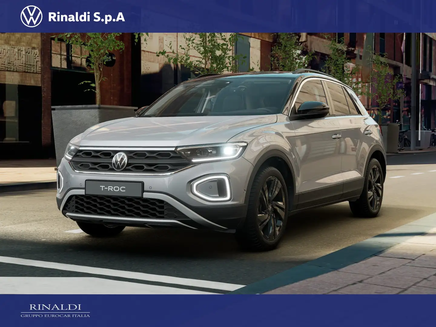 Volkswagen T-Roc 1.5 tsi sport dsg Grigio - 1