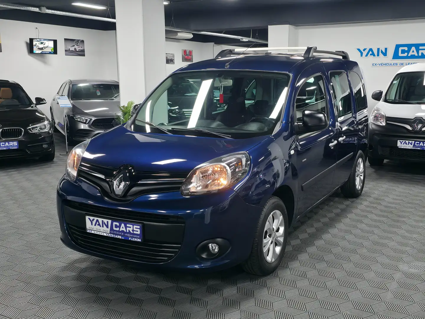 Renault Kangoo 1.2 ESSENCE - NEW MOTOR 55.000 KM - PRET A IMMAT! Bleu - 2