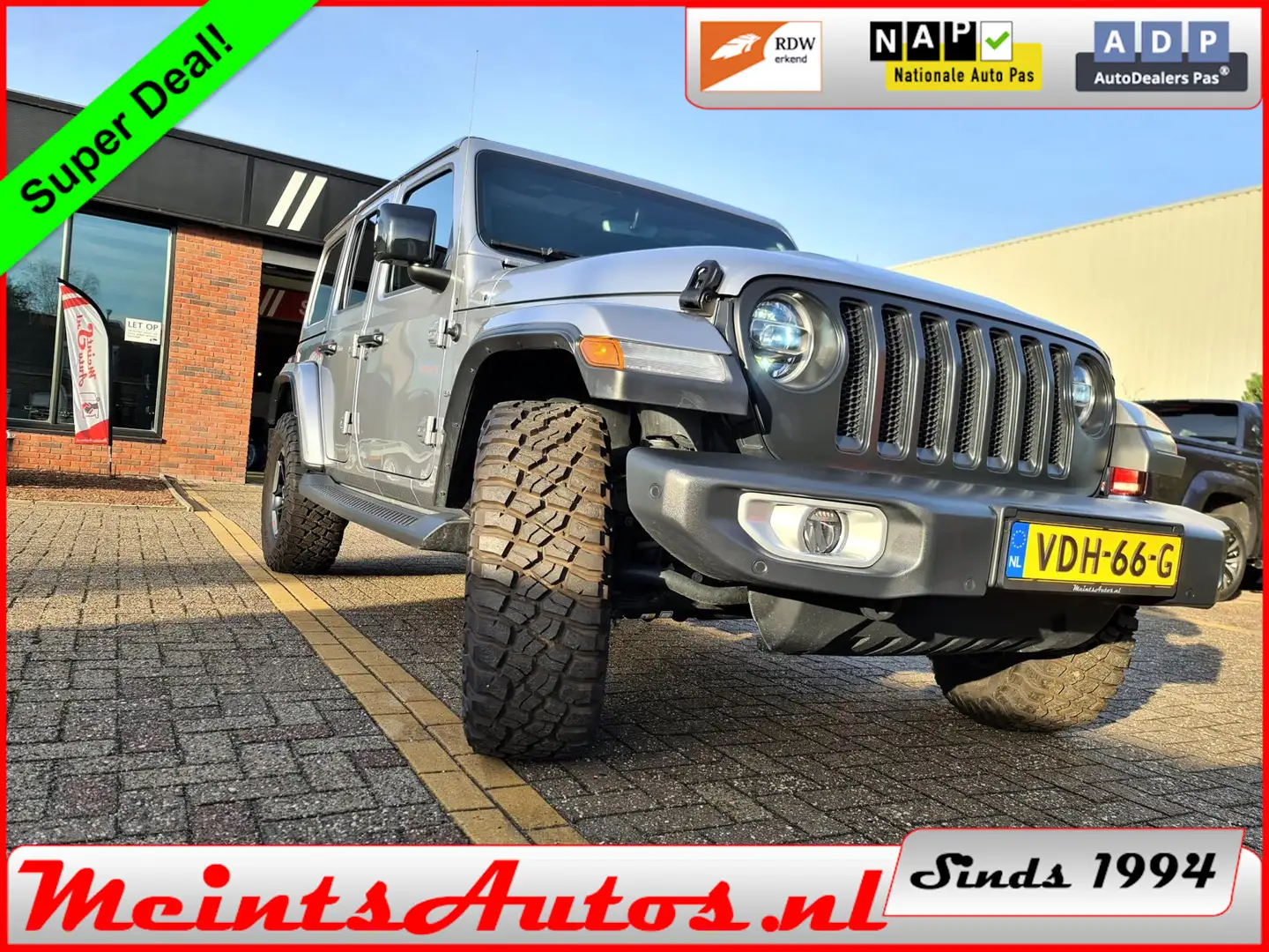 Jeep Wrangler 2.2D Sahara Unlimited 200Pk OUTLAW 4WD, MOPART LV Grijs - 2