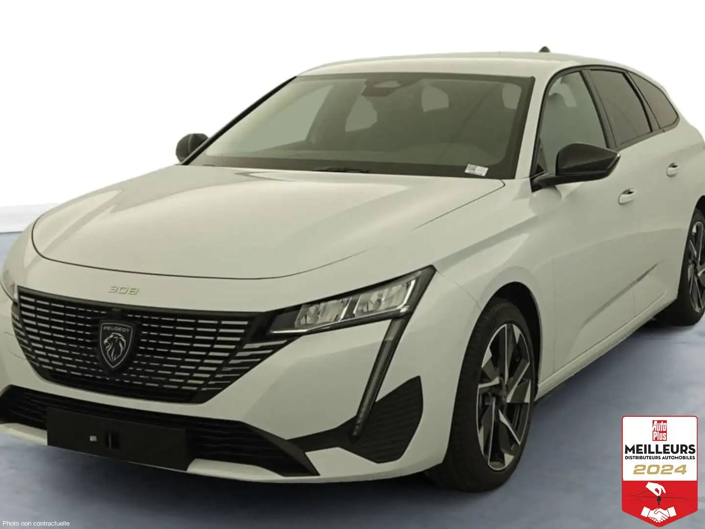 Peugeot 308 BlueHDi 130ch S S EAT8 Allure Blanc - 1