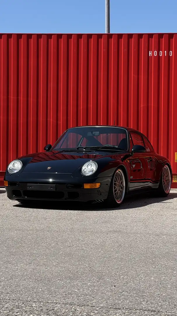 Porsche 993 911 Carrera 2 Coupé 1998 C00 KW BBS LM Schwarz - 1