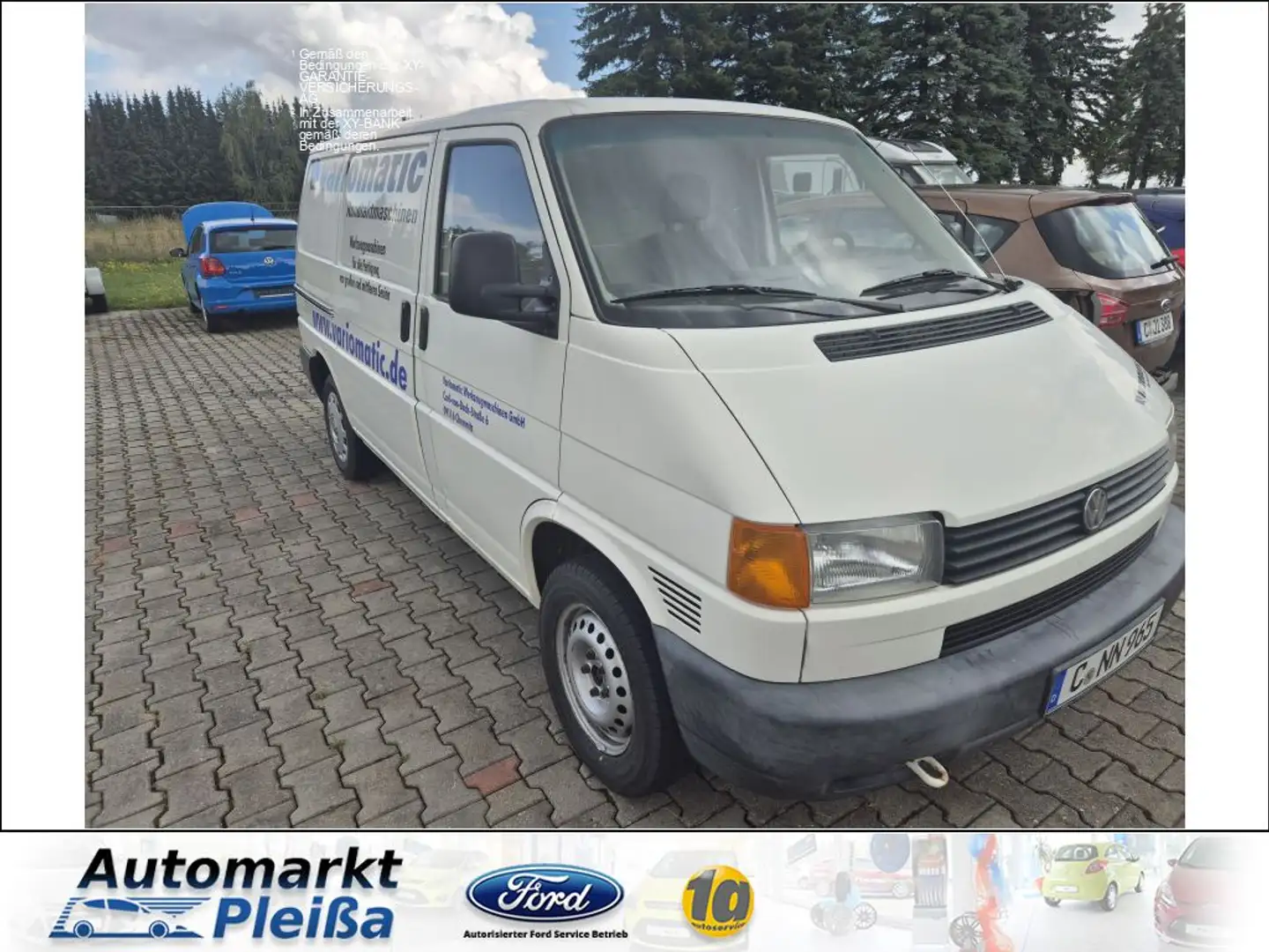 Volkswagen T4 Transporter TD ECONOMY  IM KUNDENAUFTRAG Biały - 2
