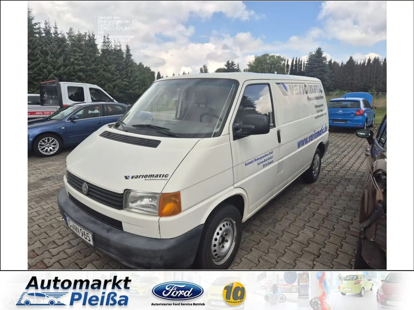Volkswagen T4 Transporter TD ECONOMY IM KUNDENAUFTRAG Biały - 1