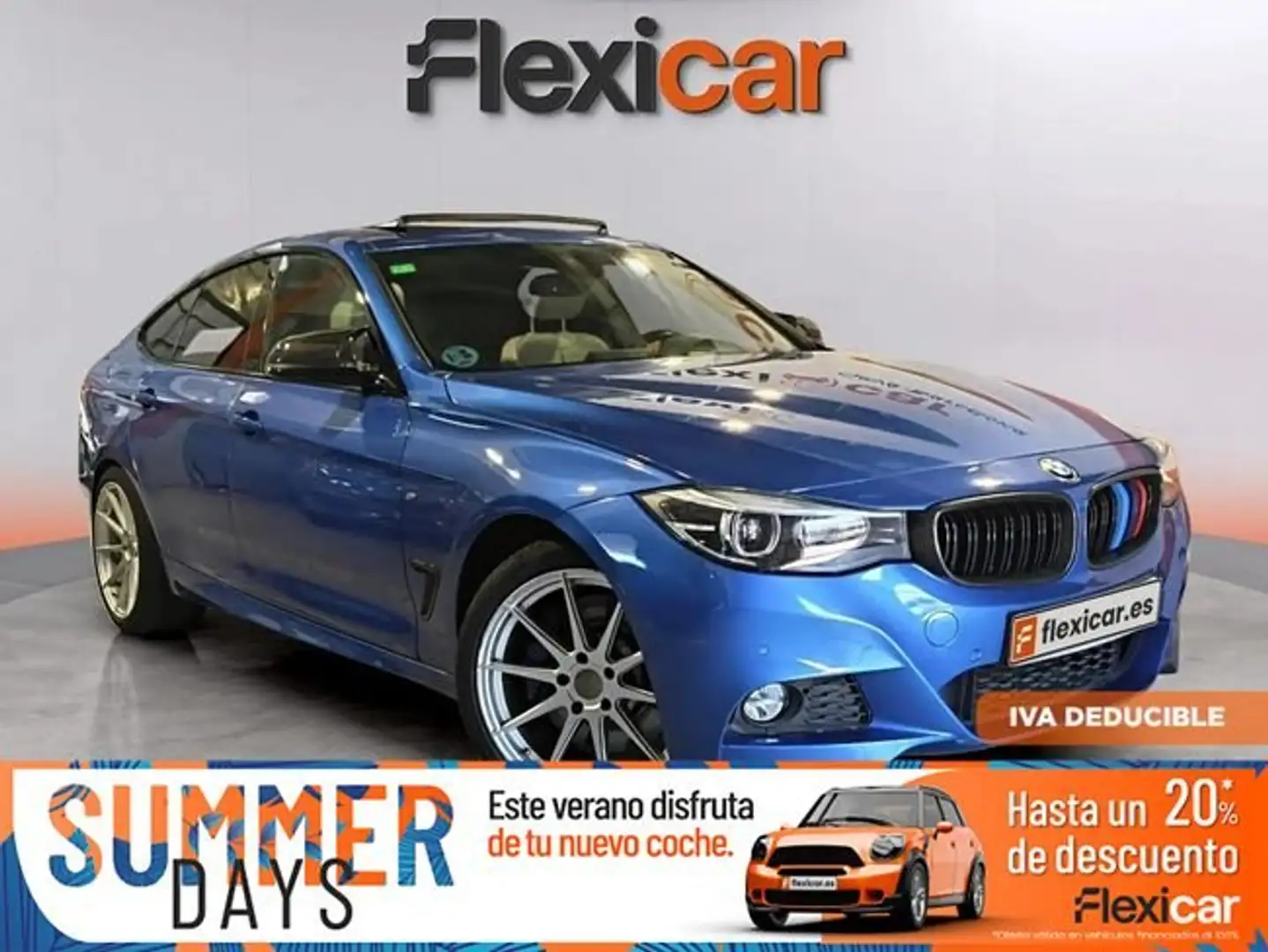 BMW Active Hybrid 3 330i+Auto.+Gran+Turismo Синій - 1