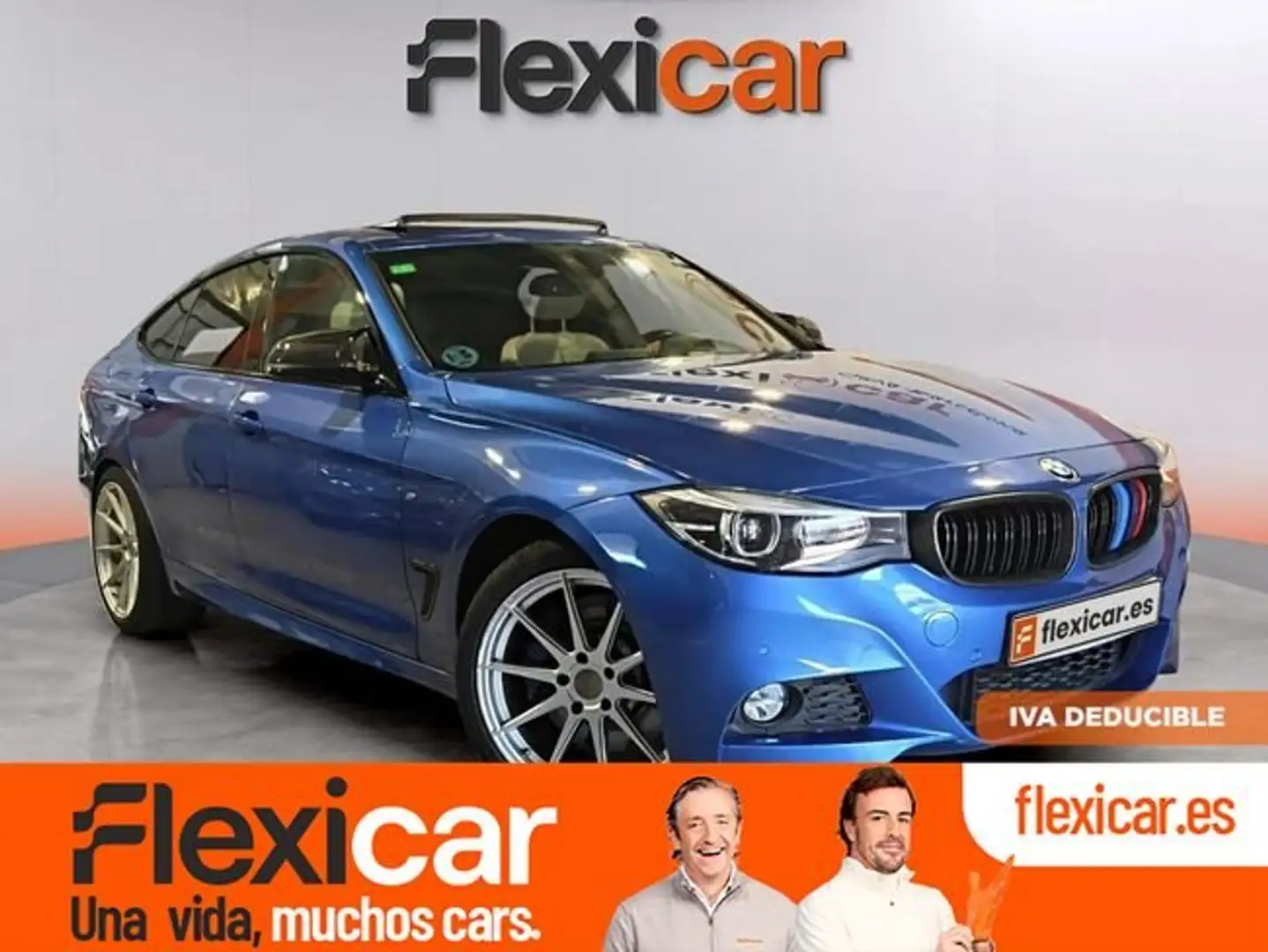 BMW Active Hybrid 3 330i+Auto.+Gran+Turismo Blauw - 1