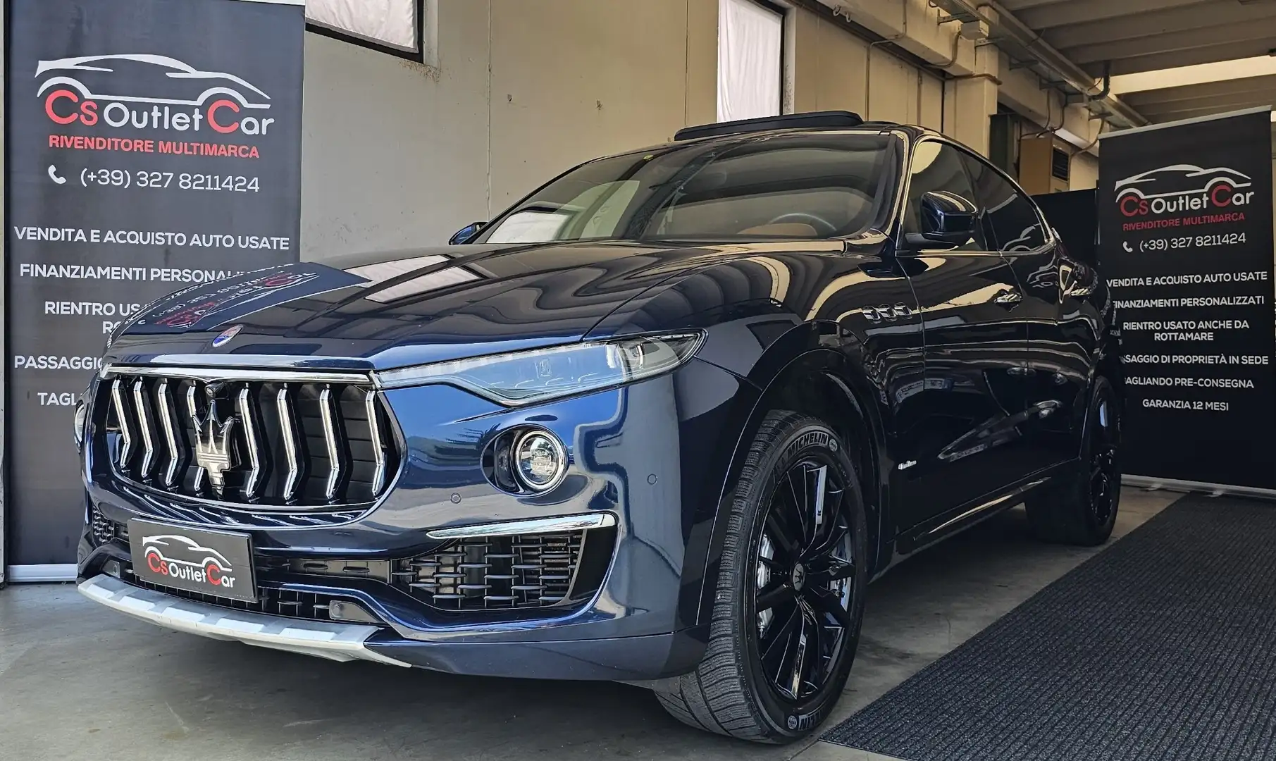 Maserati Levante 3.0 V6 Granlusso 275cv Autom + Tetto Blu/Azzurro - 2