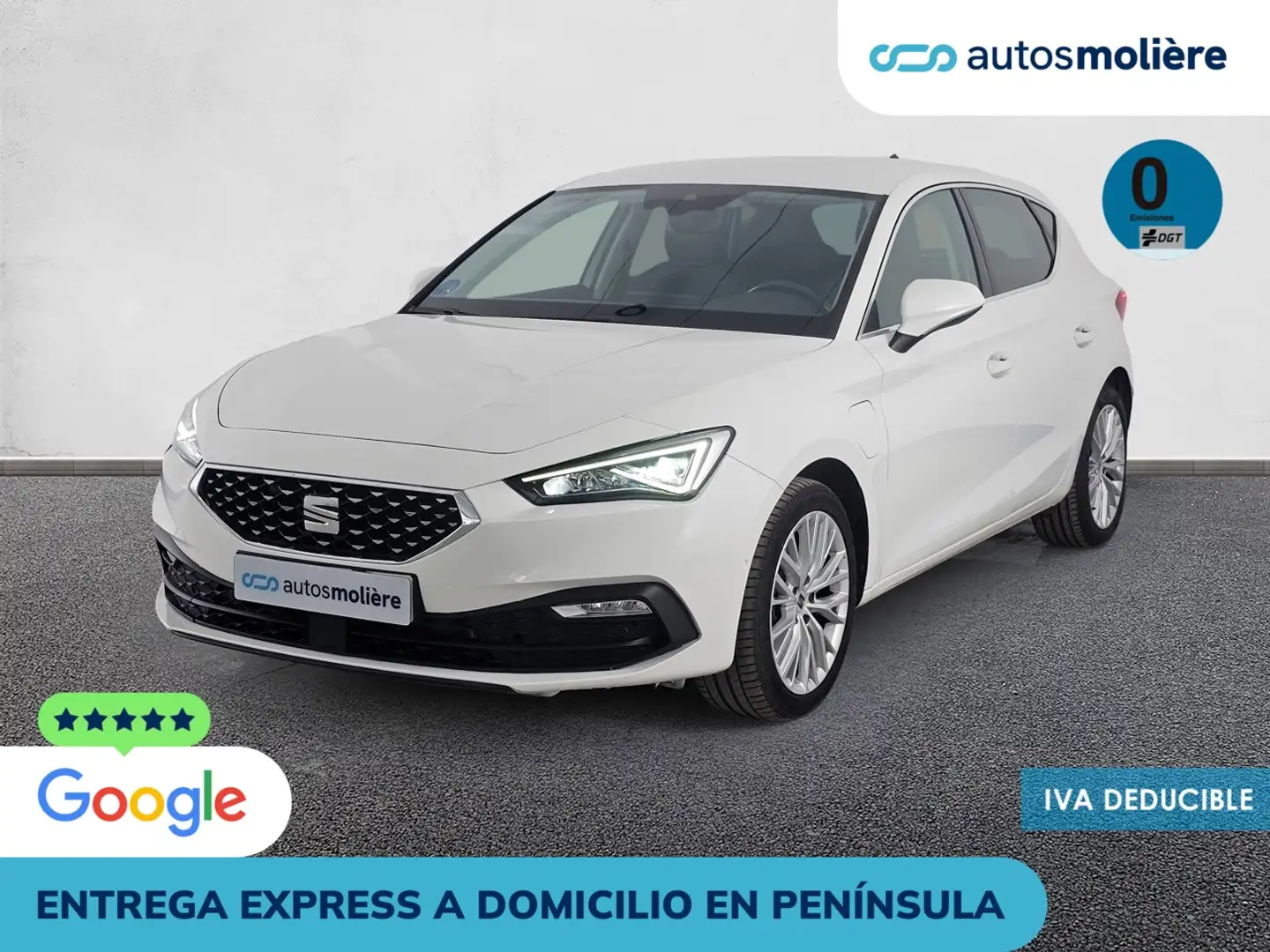 SEAT Leon 1.4 TSI e-Hybrid S&S Xcellence DSG-6 204 Blanco - 1