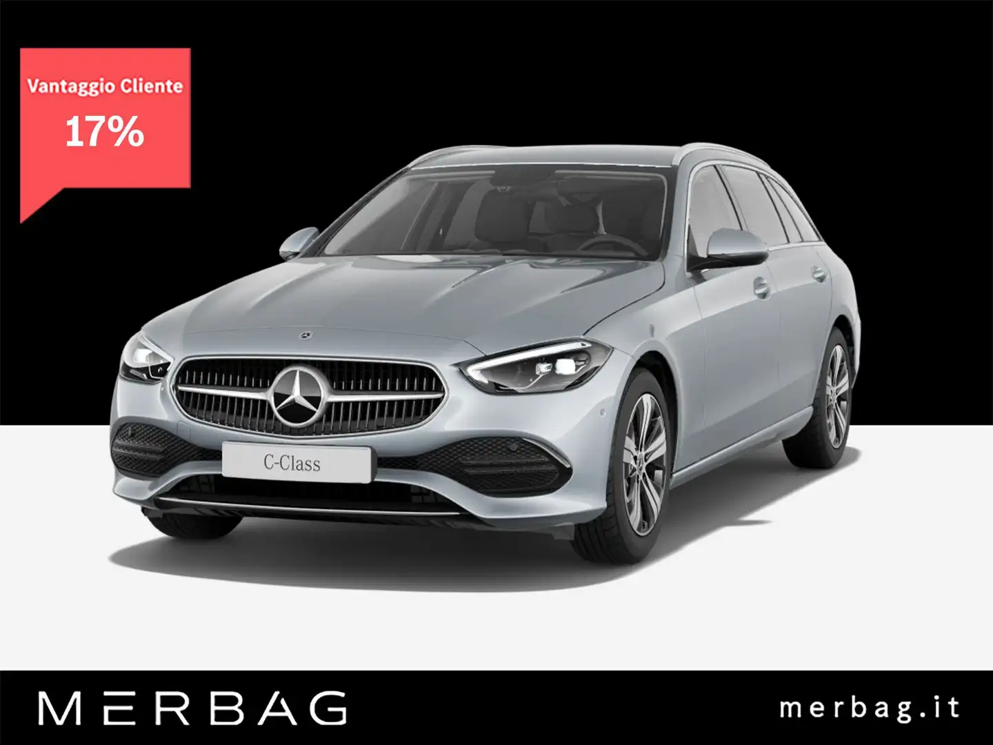Mercedes-Benz C 200 Mild hybrid S.W. Advanced Zilver - 1