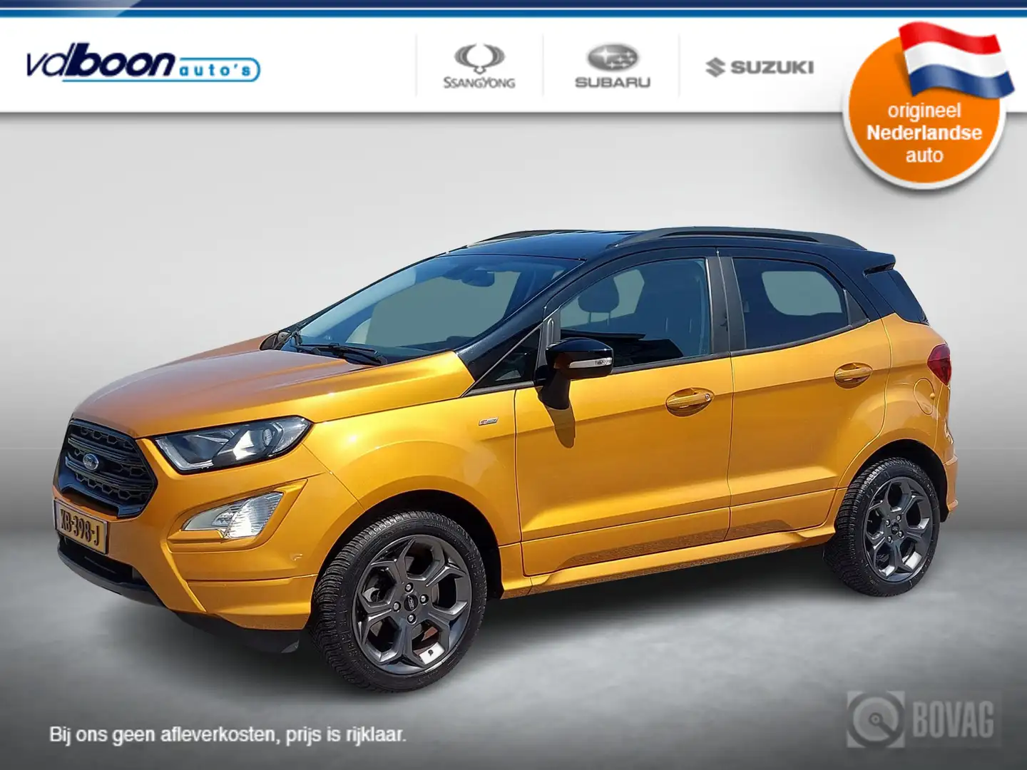 Ford EcoSport 1.0 EcoBoost ST-Line NAVI | CLIMA | TREKHAAK | rij Geel - 1