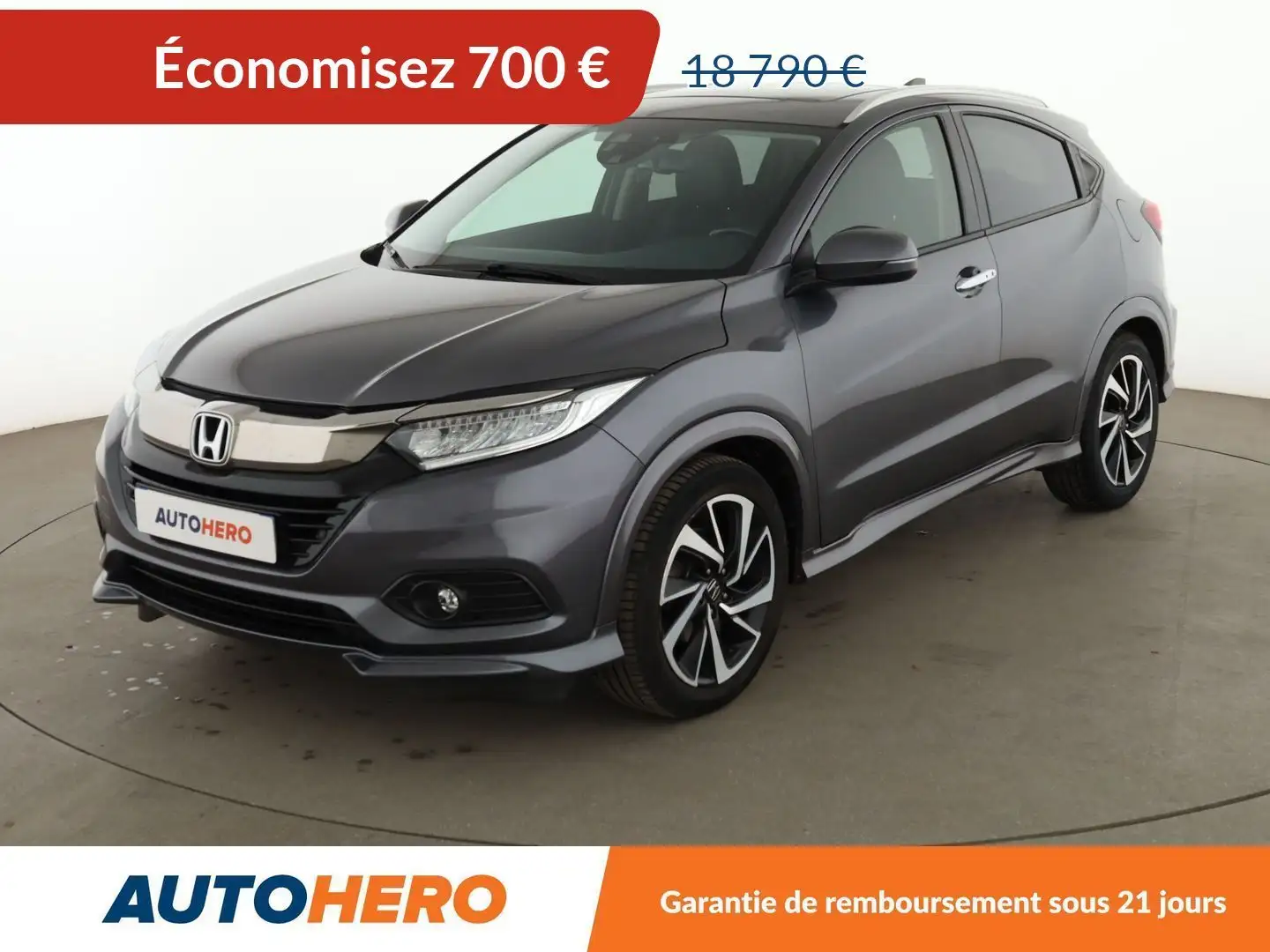 Honda HR-V 1.5 i-VTEC Exclusive Navi CVT Gris - 1