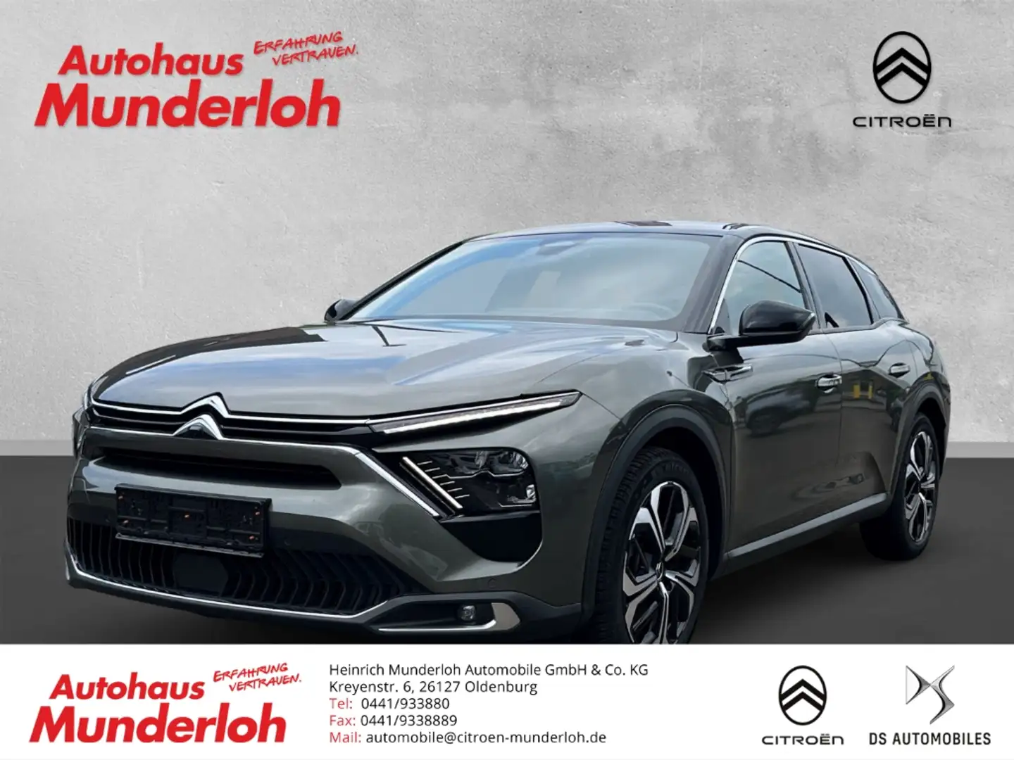 Citroen C5 X Shine Pack Hybrid 1.6 225 Plug-In  NAVI KLIMAAUTOM Grijs - 2