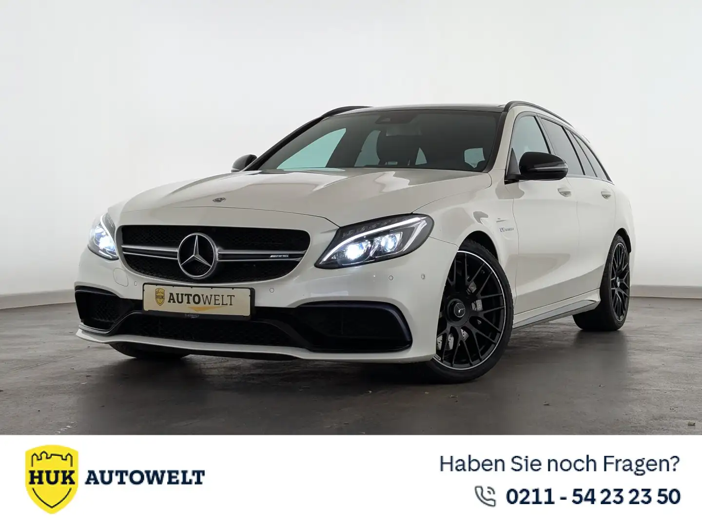 Mercedes-Benz C 63 AMG C 63 T AMG PANO+LED+NAVI+SHZ+PDC+ Blanc - 1