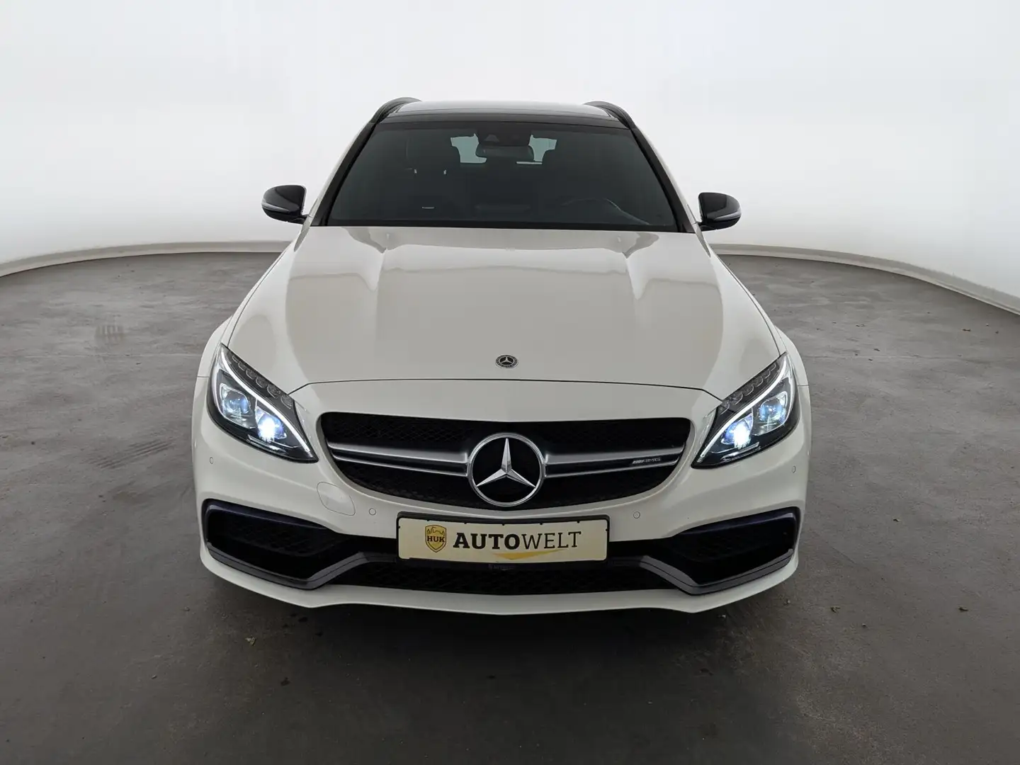 Mercedes-Benz C 63 AMG C 63 T AMG PANO+LED+NAVI+SHZ+PDC+ Blanc - 2