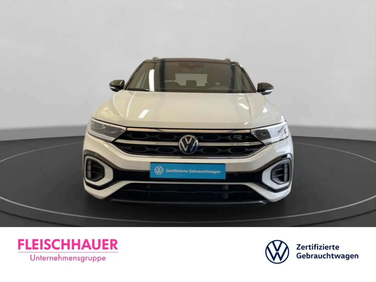 Volkswagen T-Roc R-Line 2.0 TDI LED AHK SHZ PDC Kamera App-Connect Blanc - 2
