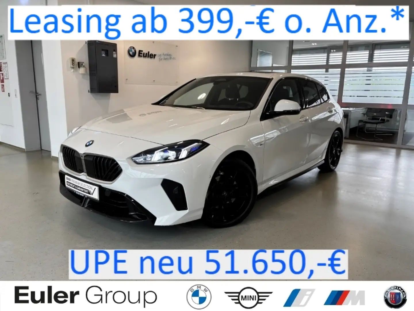 BMW 120 F70 M Sport Panorama HUD H/K LCProf Memory ad.M-FW Weiß - 1