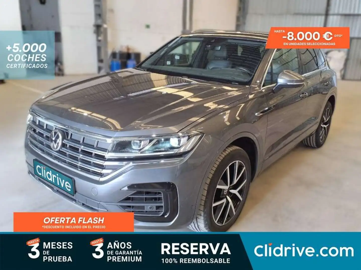Volkswagen Touareg Prem Eleg 3.0 V6 TDI 210kW Tip 4M Gris - 1