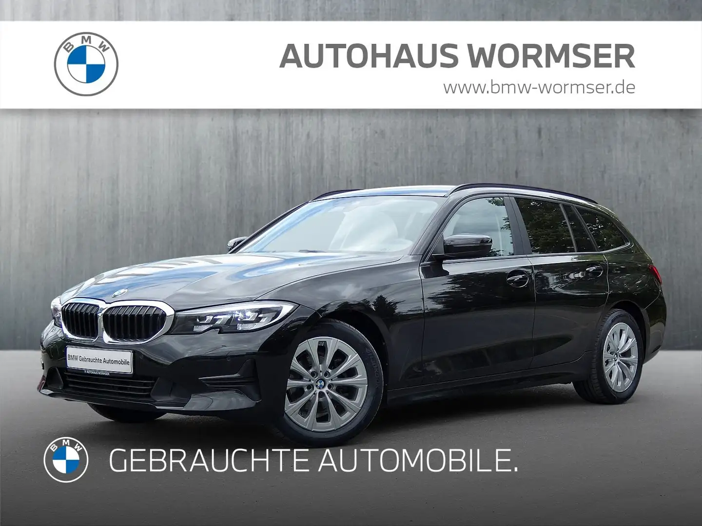 BMW 318 d Touring Advantage DAB Tempomat Klimaaut. Schwarz - 1