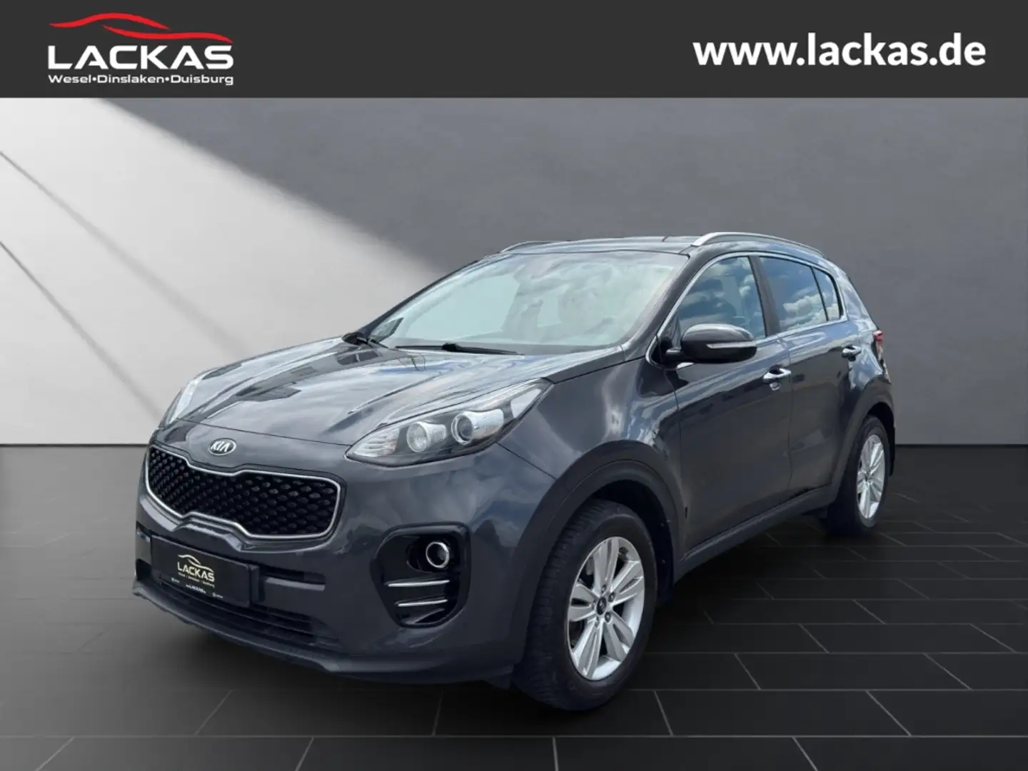 Kia Sportage Attract 2WD 1.6 GDI*Navi*Rückfahrkamera*2 Vorbesit Gris - 1