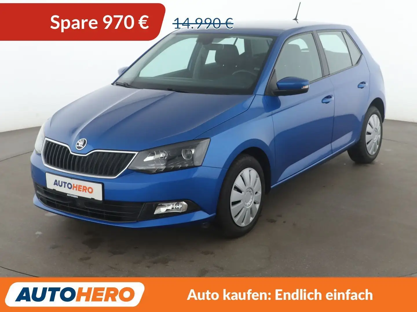 Skoda Fabia 1.0 TSI Style Aut.*PDC*SHZ* Blau - 1