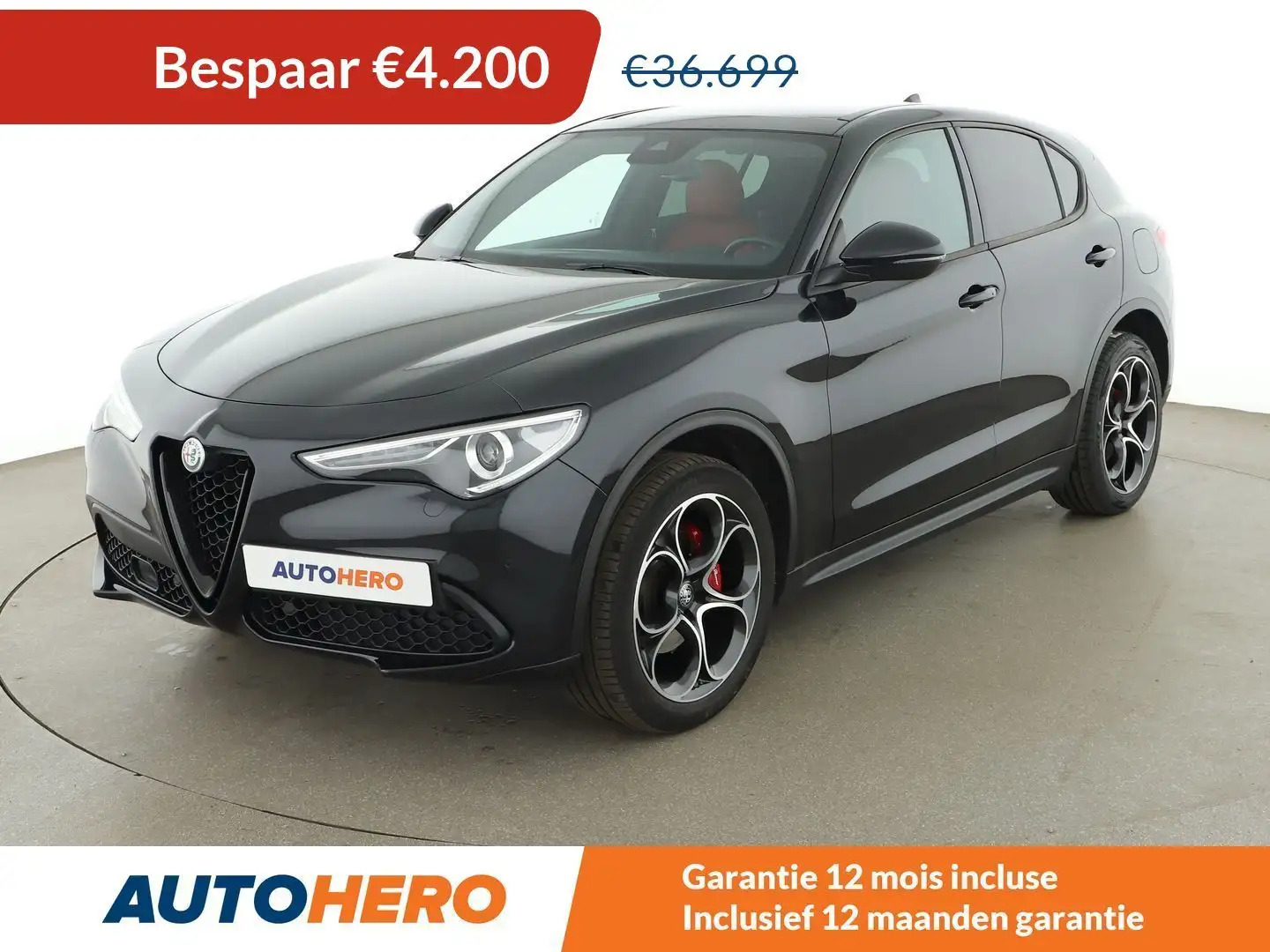 Alfa Romeo Stelvio 2.0 Turbo Sprint Q4 Noir - 1