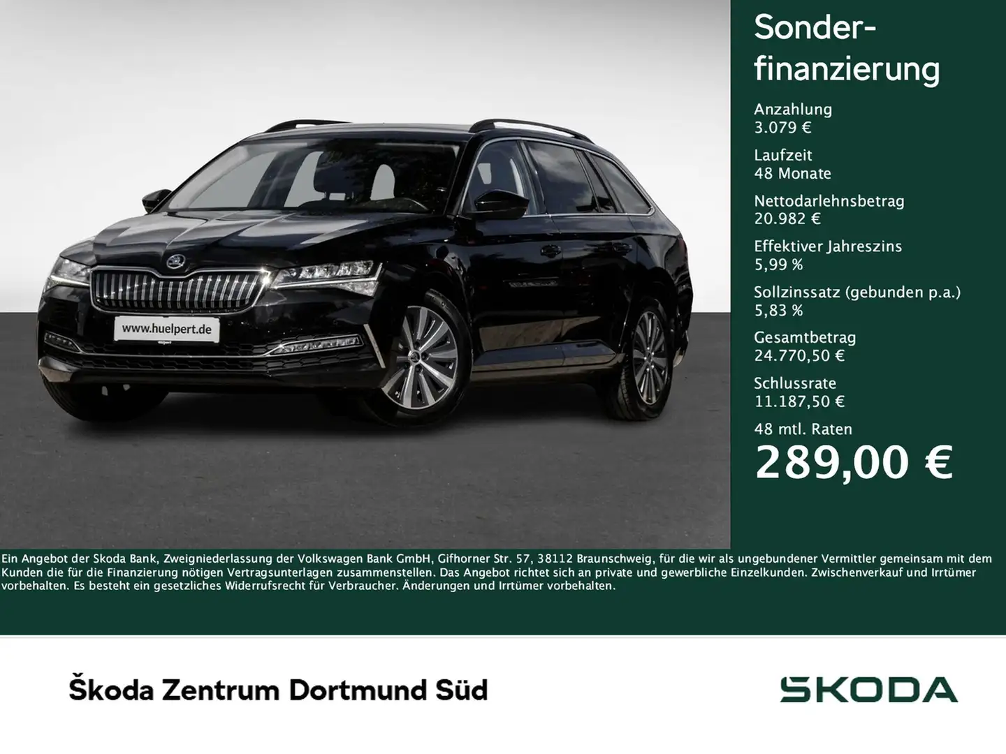 Skoda Superb Combi 1.4 iV AHK CAM NAVI SITZHEIZUNG Nero - 1
