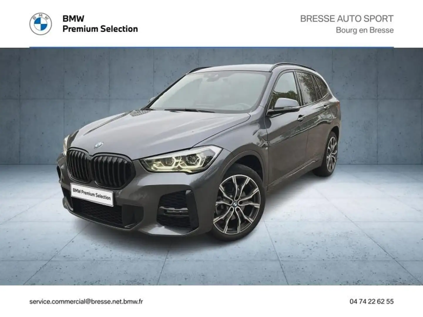 BMW X1 xDrive20dA 190ch M Sport Grigio - 1