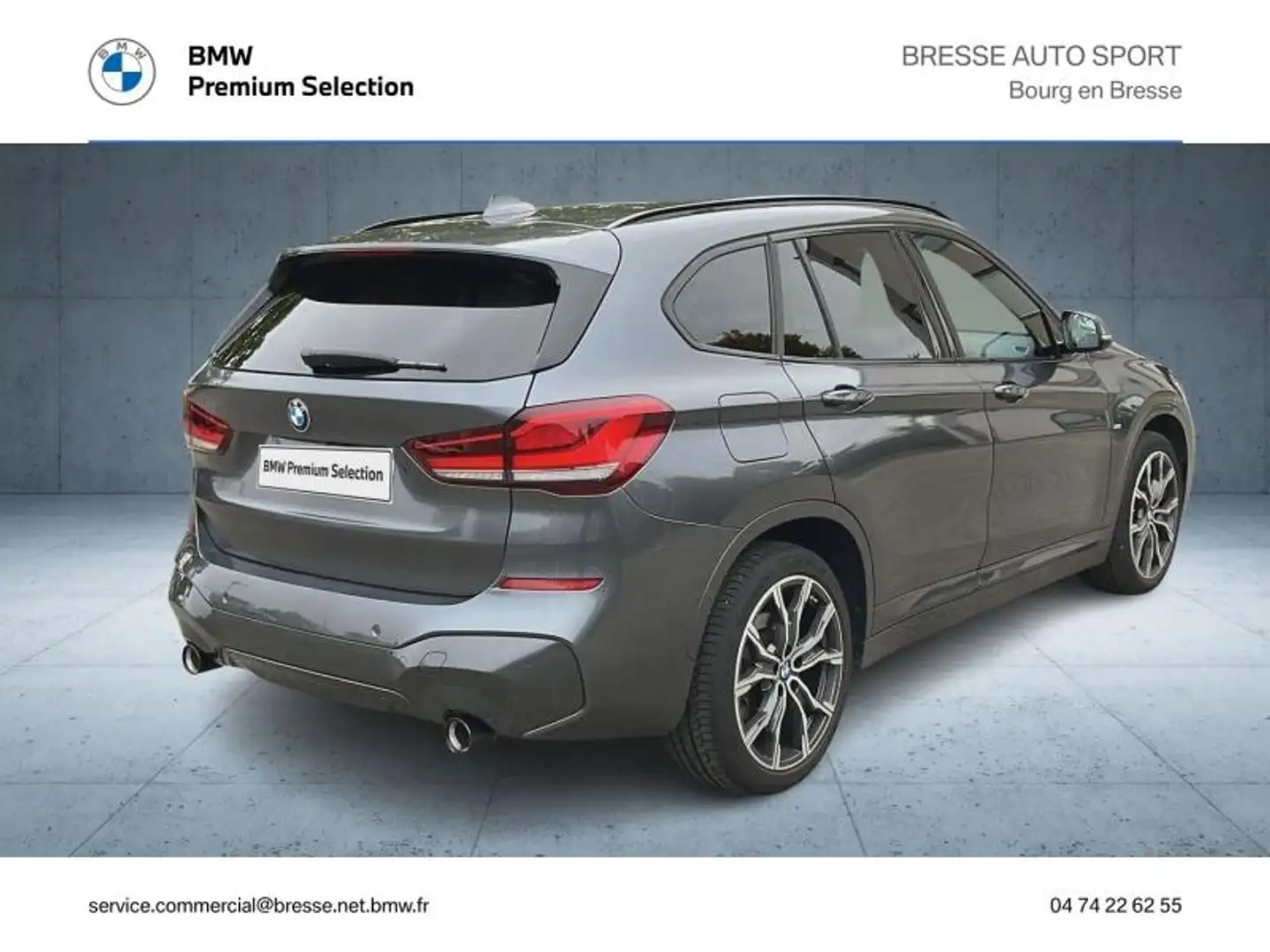 BMW X1 xDrive20dA 190ch M Sport Grigio - 2