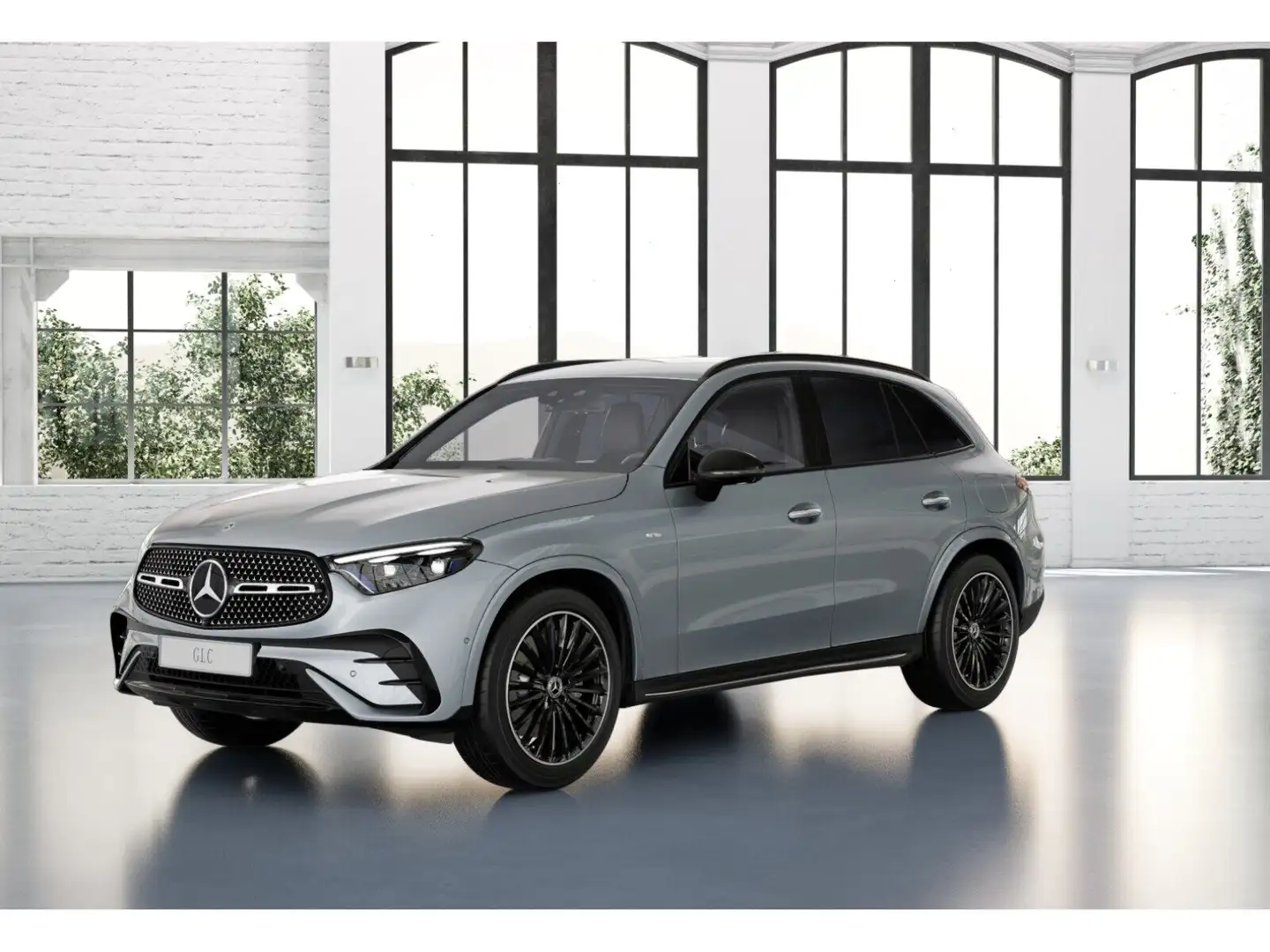 Mercedes-Benz GLC 300 de 4MATIC mit EQ Hybrid Technologie Österr *AMG-Li Silber - 2