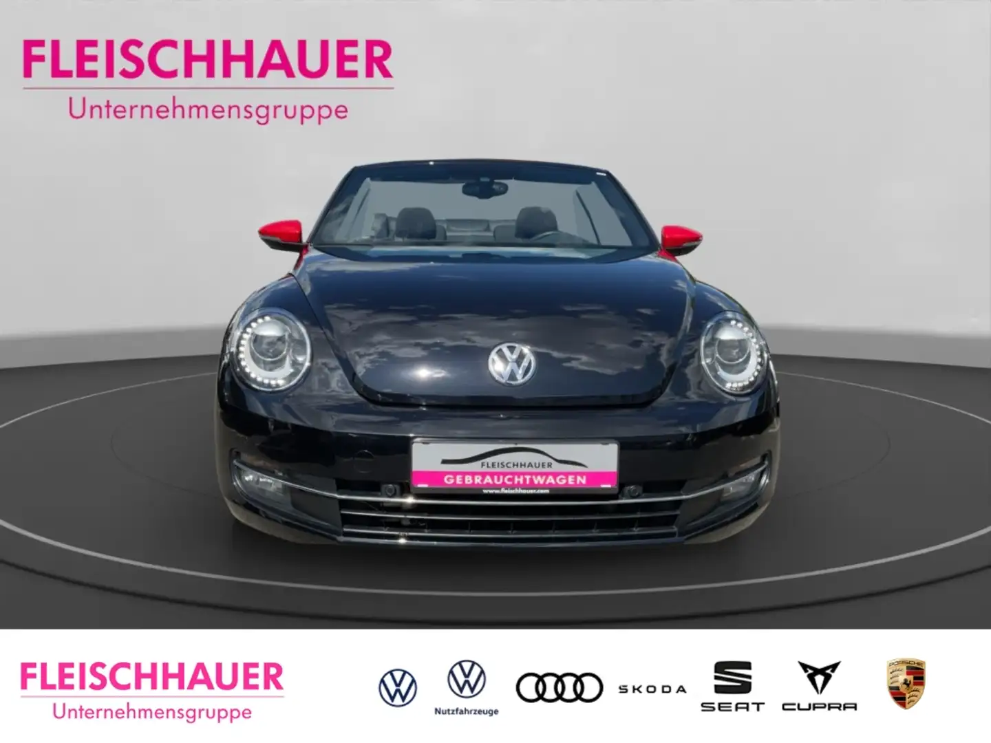 Volkswagen Beetle Cabriolet 1.4 TSI 150 PS Navi Bi-Xenon Klimaautom crna - 2