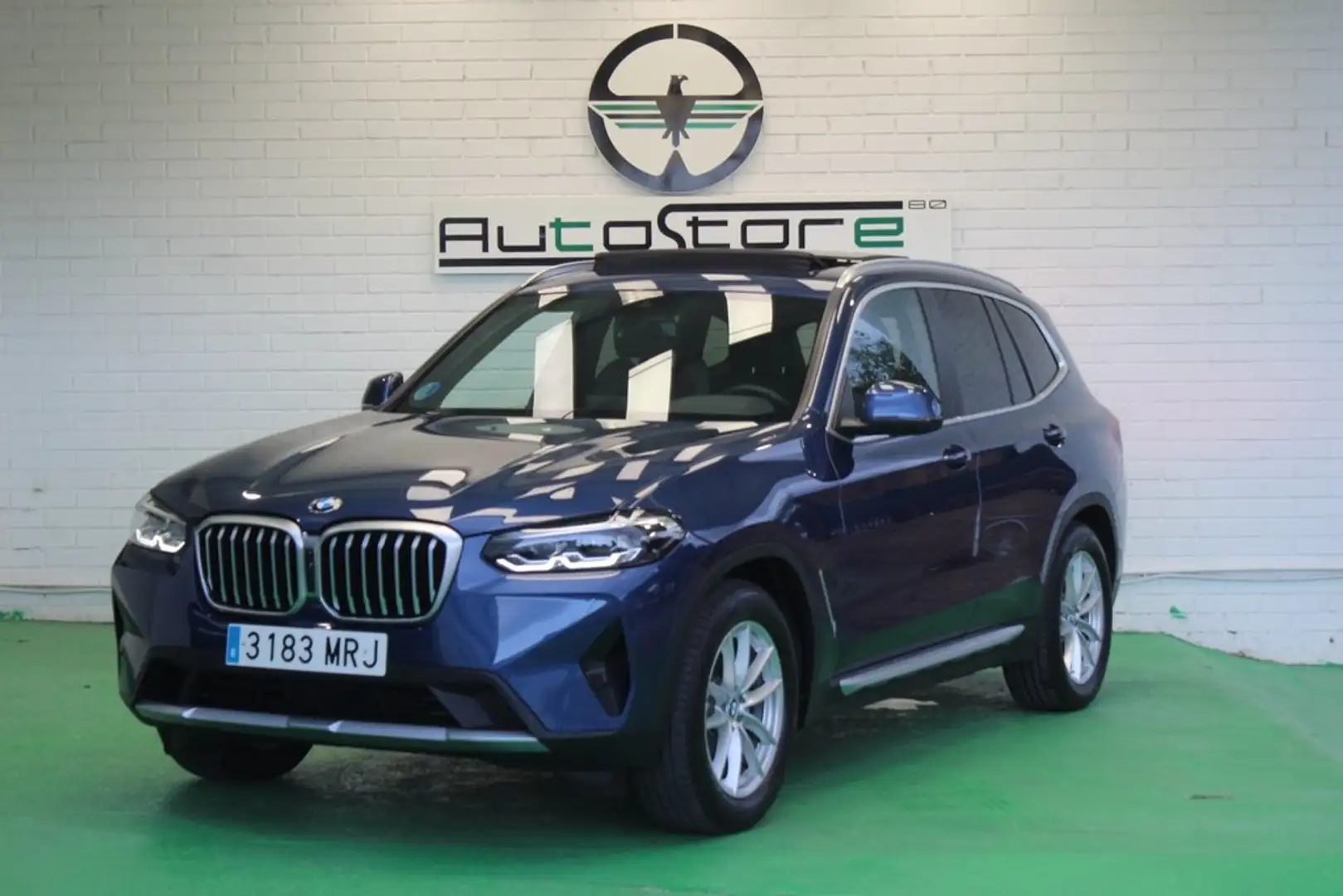 BMW X3 xDrive20d xLine Bleu - 1