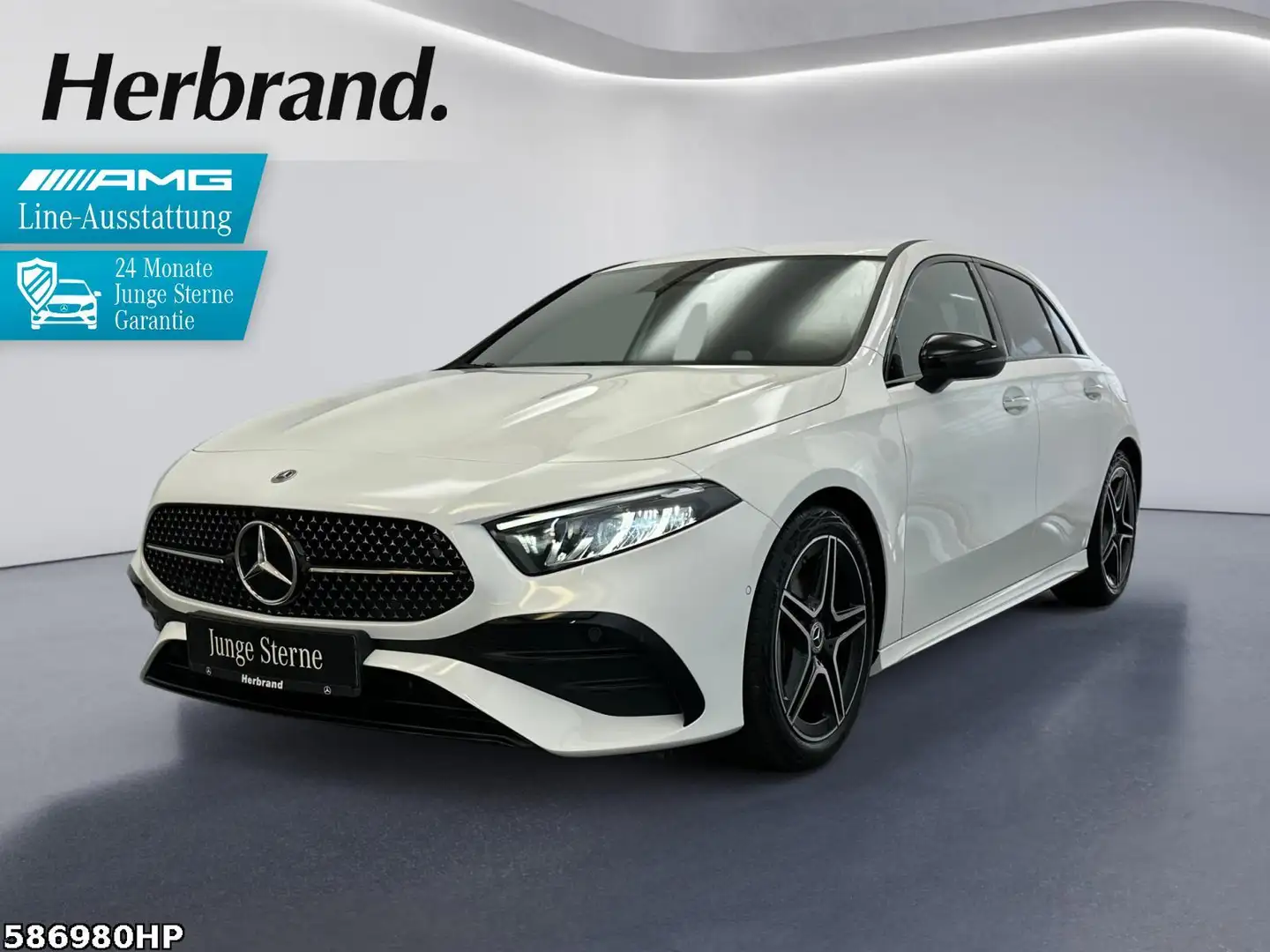 Mercedes-Benz A 200 AMG Line Night-Paket DISTRONIC Anhängevor. Wit - 1