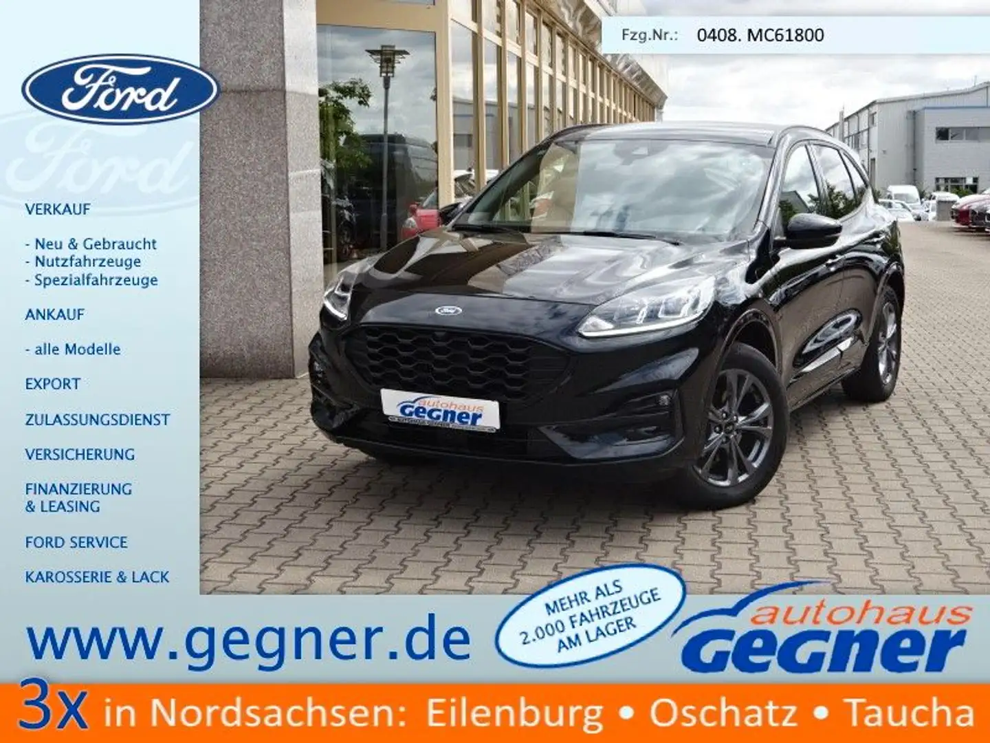Ford Kuga 225PS Autm. PHEV ST-Line iACC Navi ParkAssi Schwarz - 1