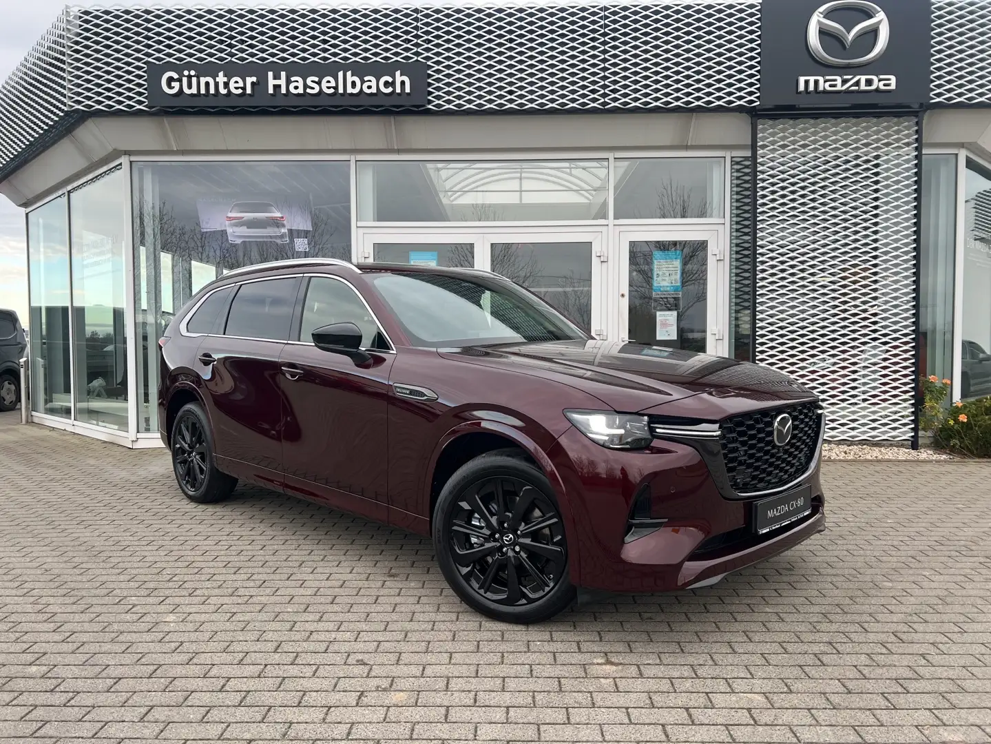 Mazda CX-80 Homura PLUS 6Sitze 360° BOSE Matrix Sitzbelüftung Rouge - 2