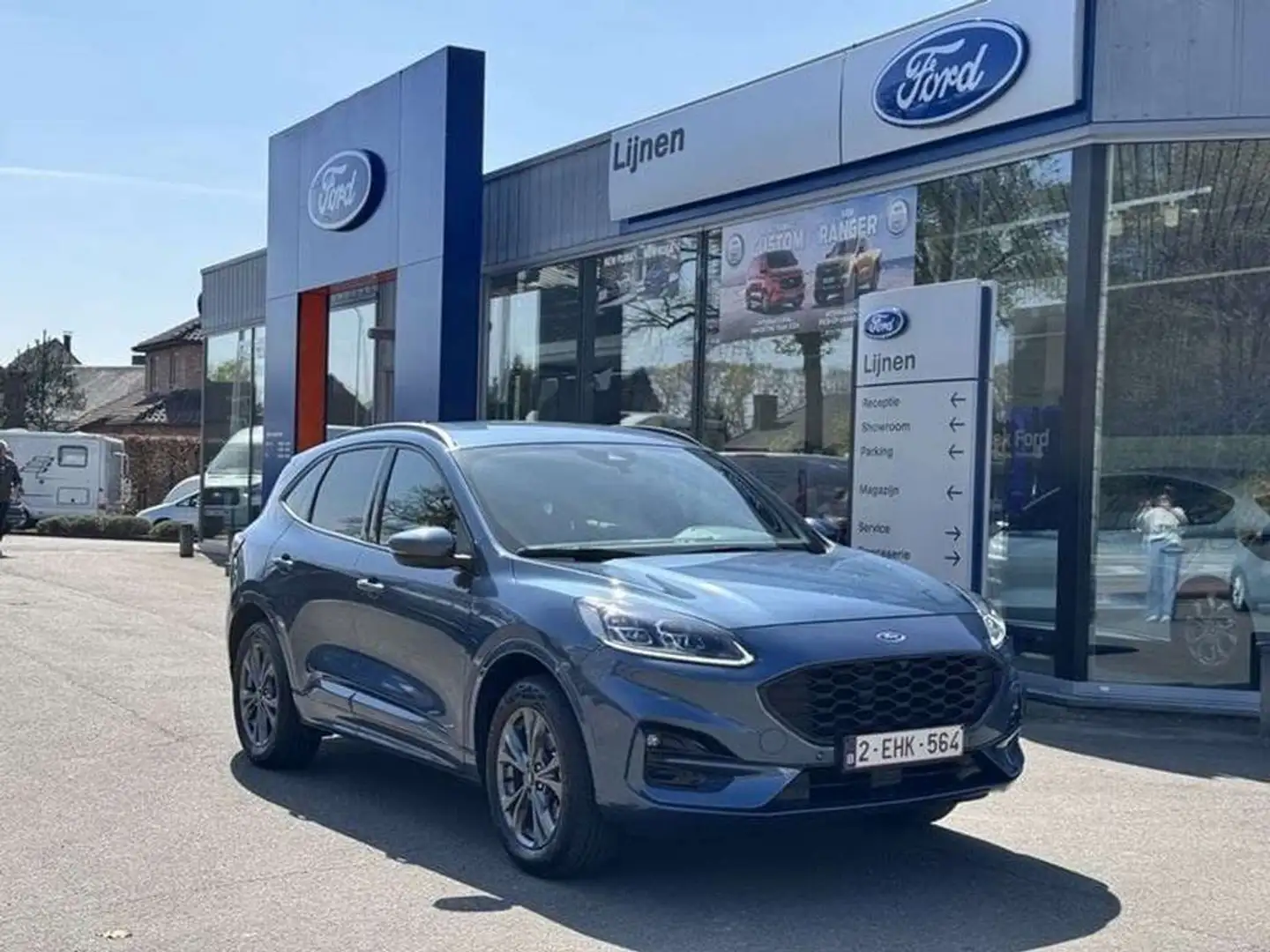 Ford Kuga PHEV ST LINE X*DEMOWAGEN Blauw - 1