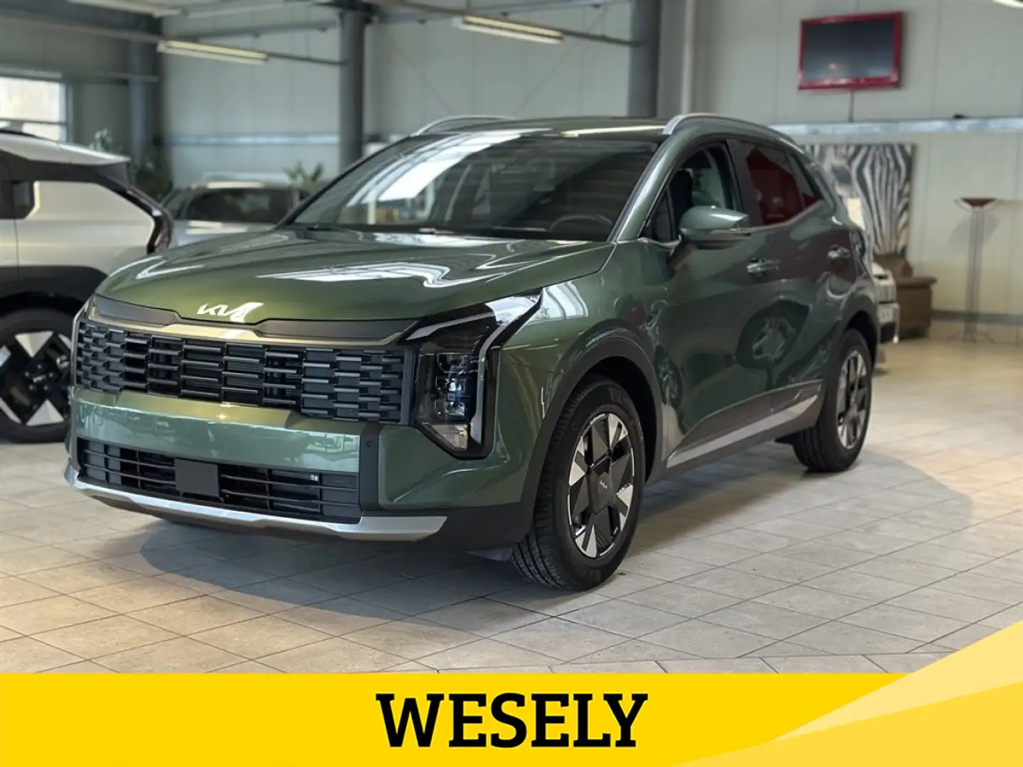 Kia Sportage 1,6 TGDI Silber Grün - 1