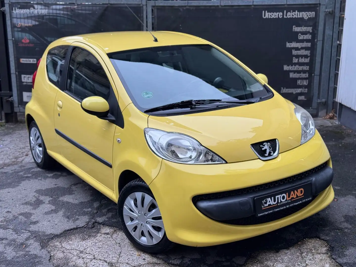 Peugeot 107 Filou 1.0l*NUR 133Tkm*KLIMA*2.HAND*TÜV NEU Gelb - 1