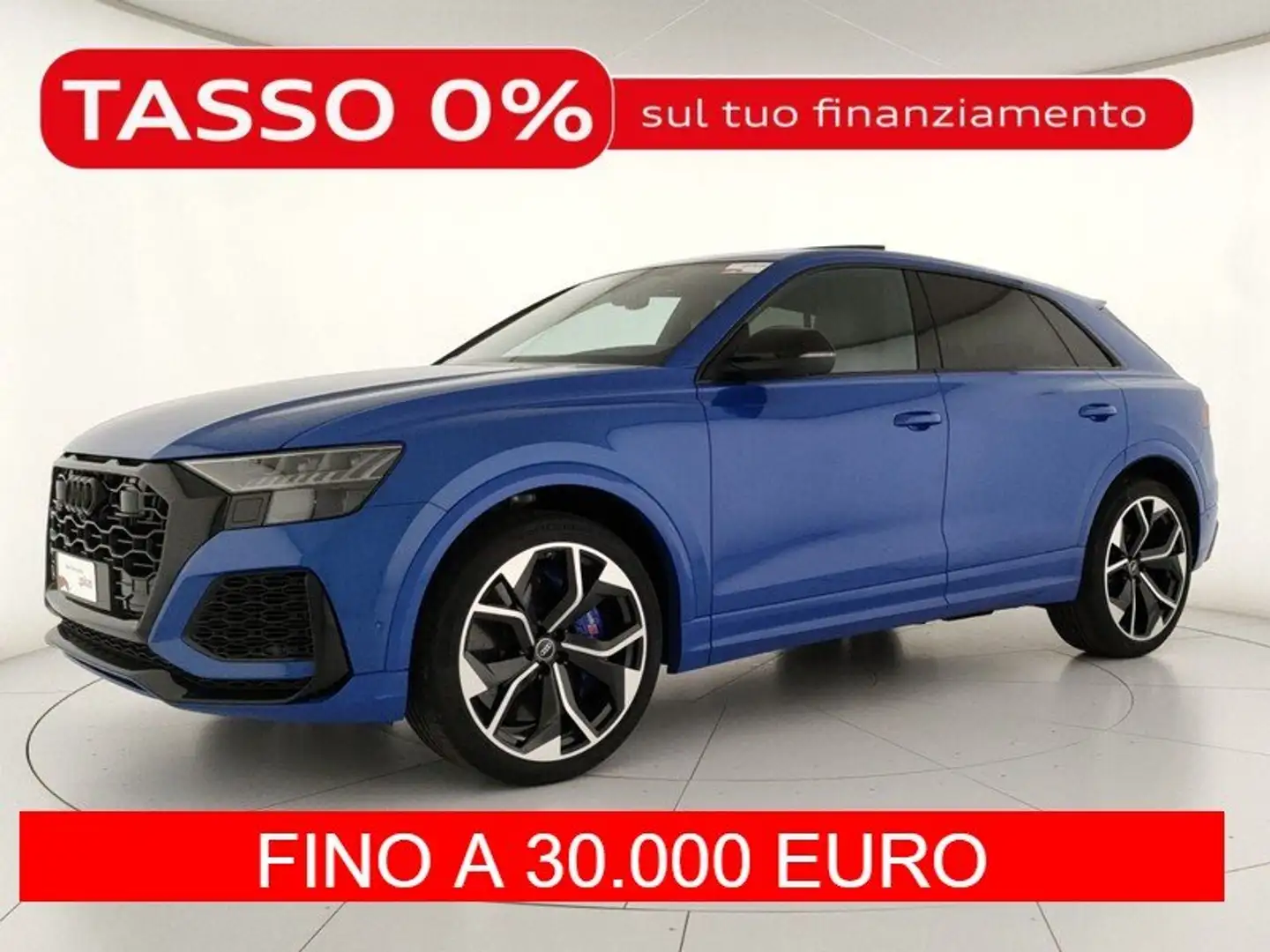Audi RS Q8 4.0 v8 mhev 600 cv tiptronic quattro Blau - 1