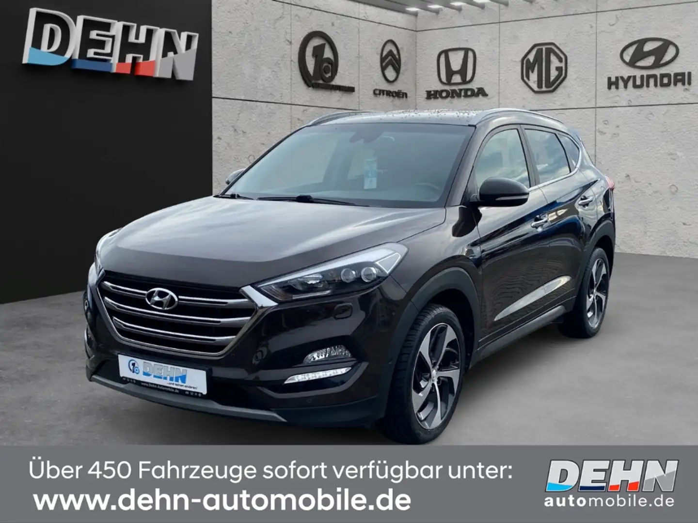 Hyundai TUCSON 1.7 CRDi 7-DCT Premium Sicherheits-Paket Braun - 2
