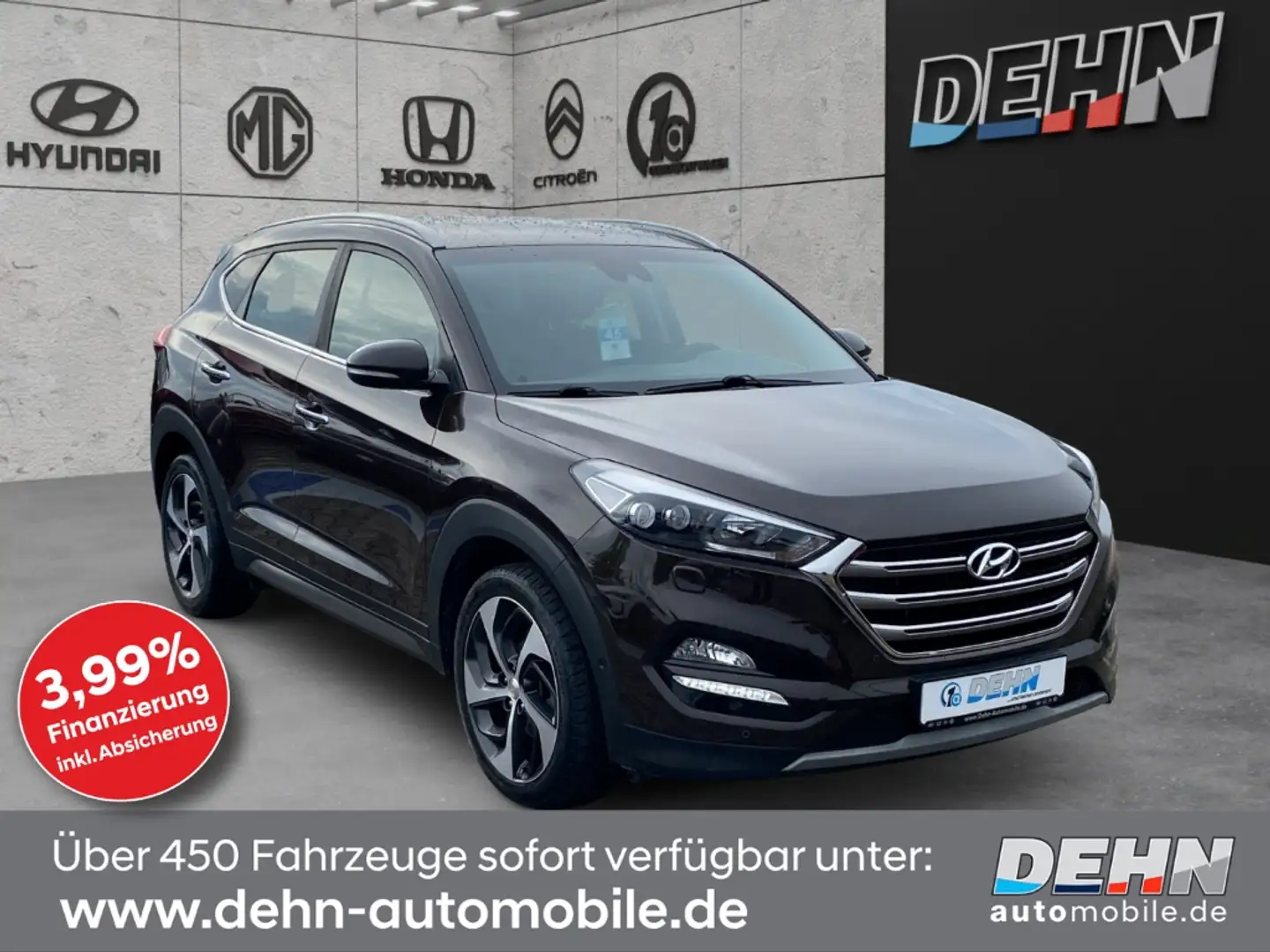 Hyundai TUCSON 1.7 CRDi 7-DCT Premium Sicherheits-Paket Braun - 1