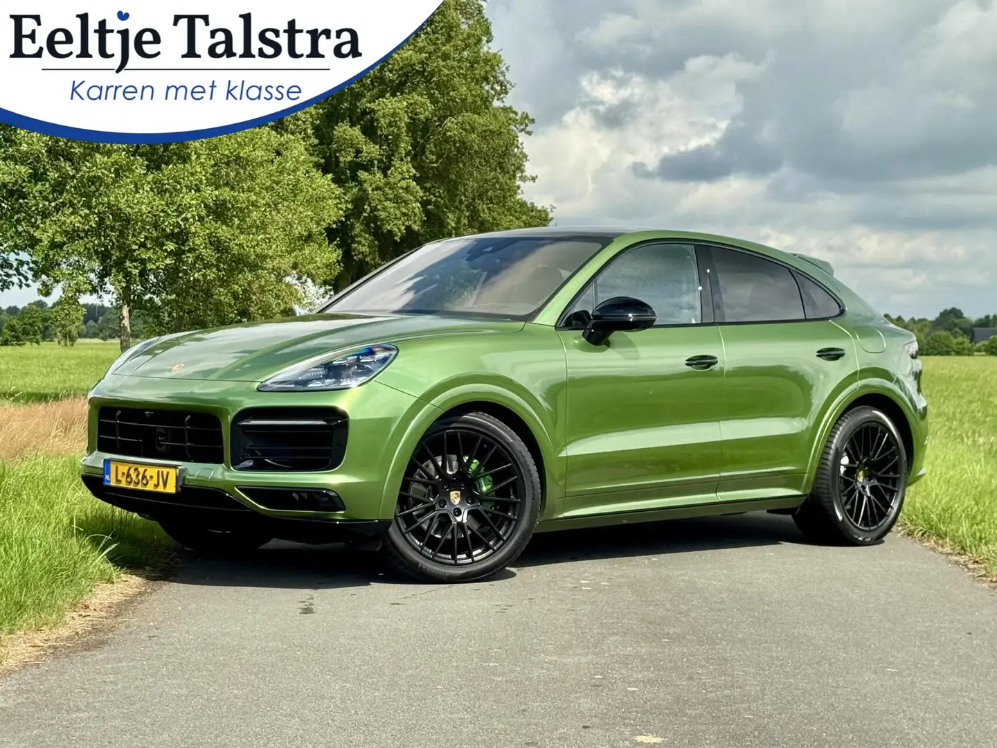 Porsche Cayenne Coupé 3.0 E-Hybrid|1e eig.|Sport Design|Adapt. sto Zwart - 1