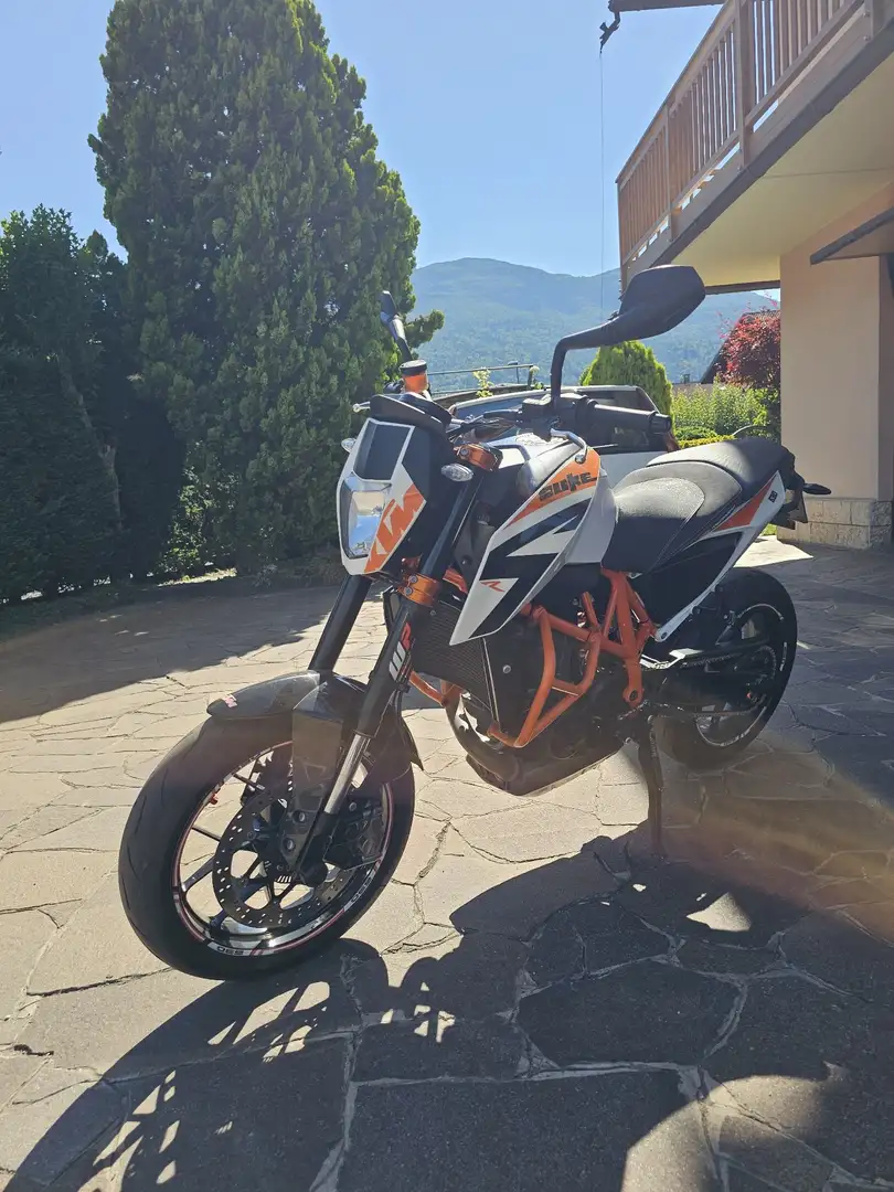 KTM 690 Duke R ABS Blanc - 1