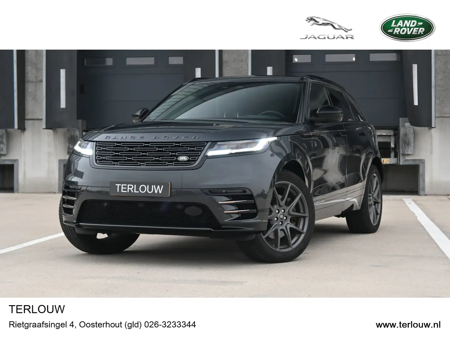 Land Rover Range Rover Velar 2.0 P400e R-Dynamic HSE MERIDIAN ACTIE Grijs - 1