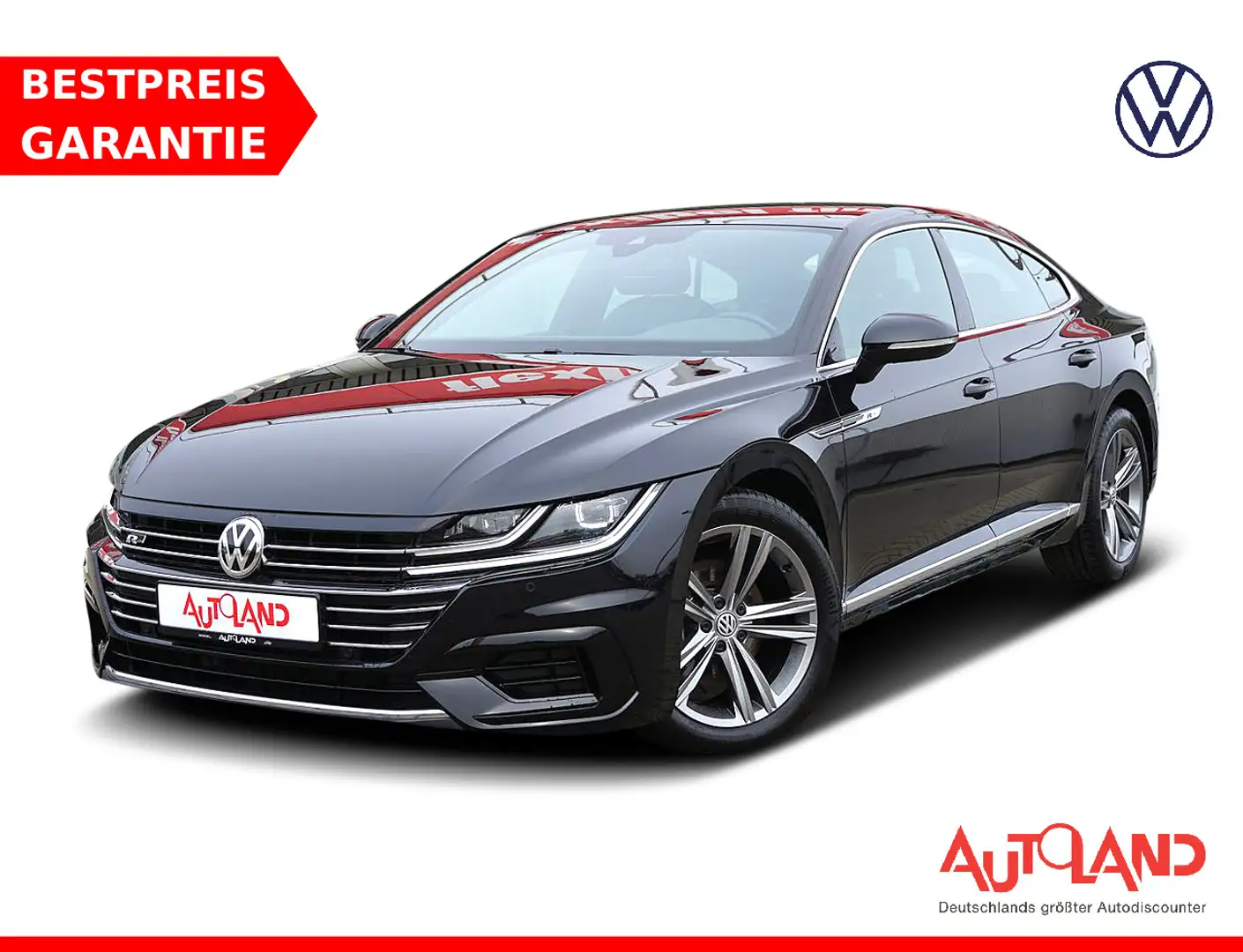 Volkswagen Arteon 2.0 TSI R-Line DSG LED Navi Dynaudio ACC Schwarz - 1