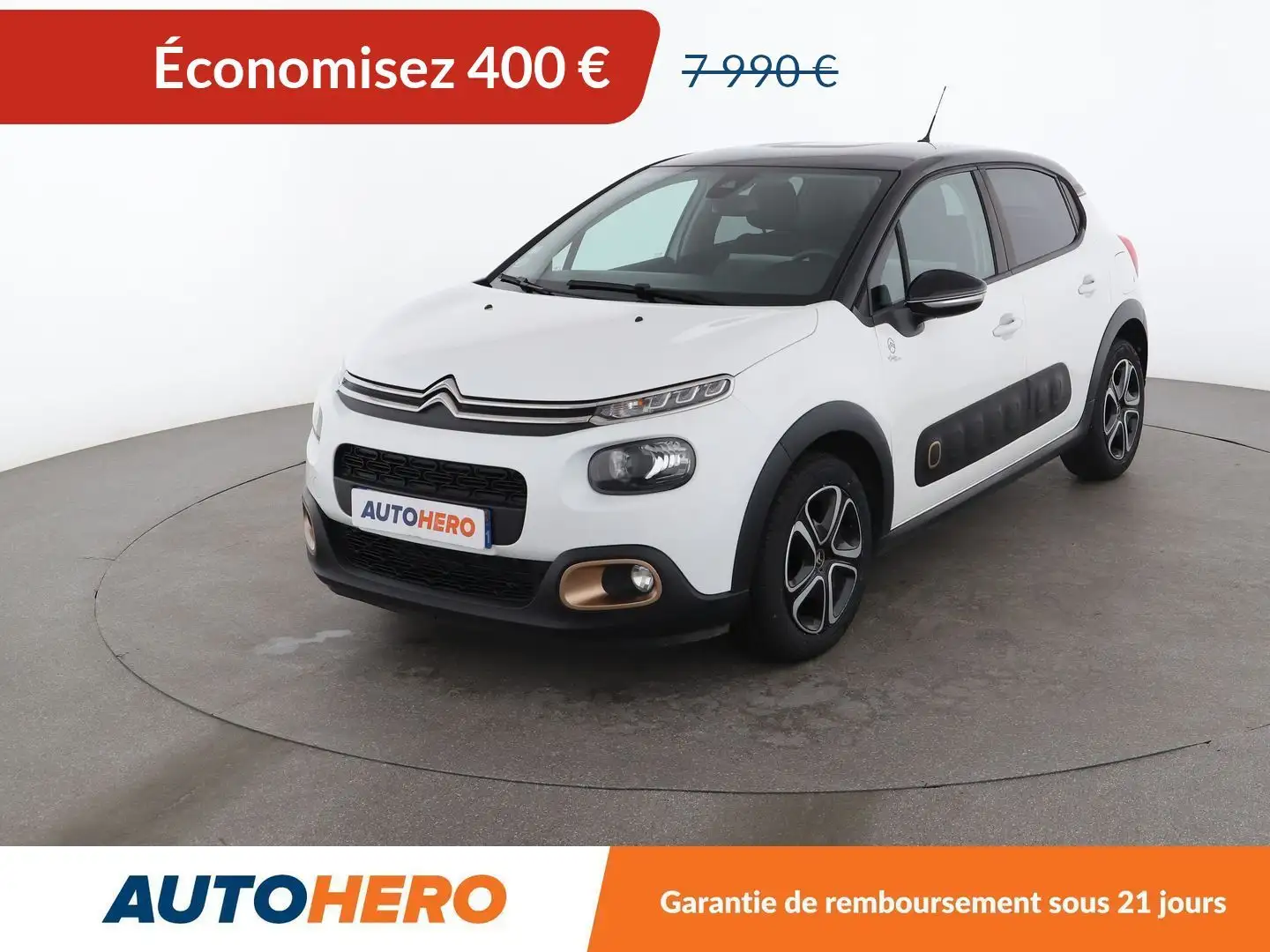 Citroen C3 1.2 PureTech Origins Blanc - 1