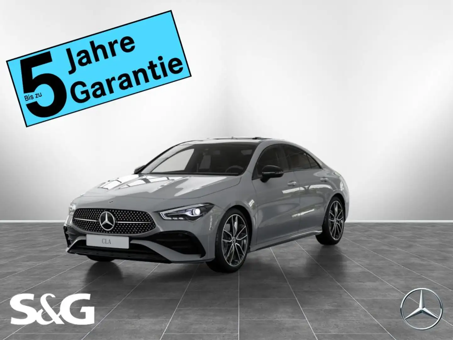 Mercedes-Benz CLA 200 Coupé AMG MBUX+RüKam+LED+Pano+Night+DAB Grau - 1